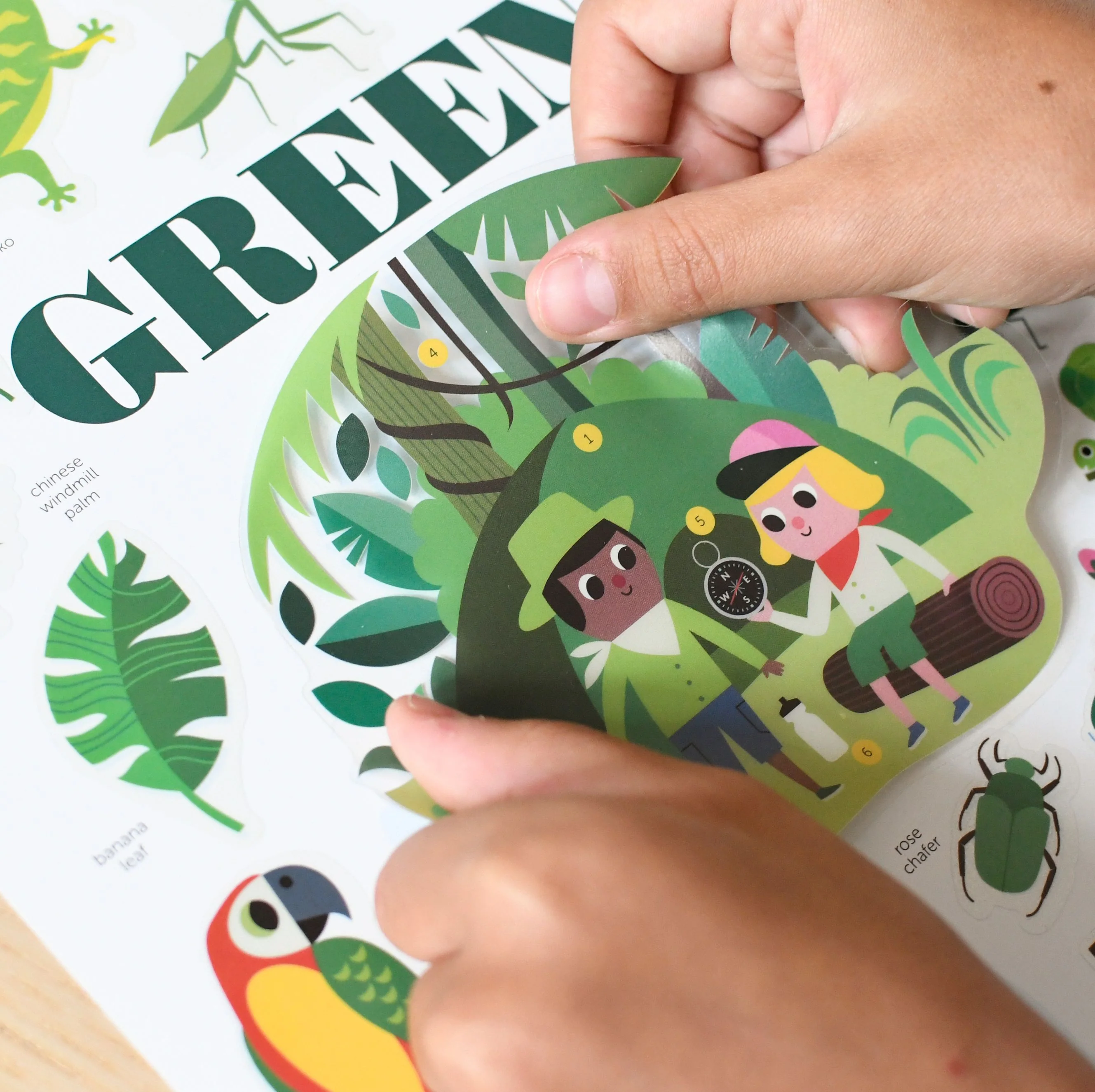 Poppik Mini Discovery Poster Jungle - Image 3
