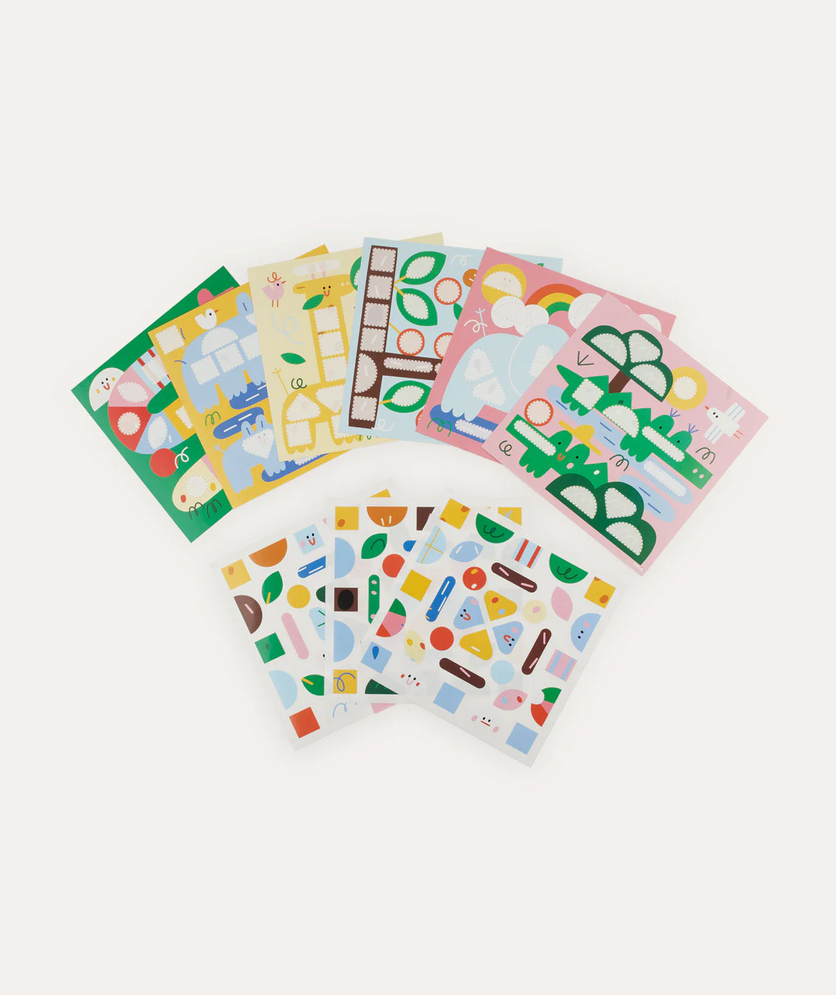 Poppik Sticker Card Set Baby Animals - Image 2