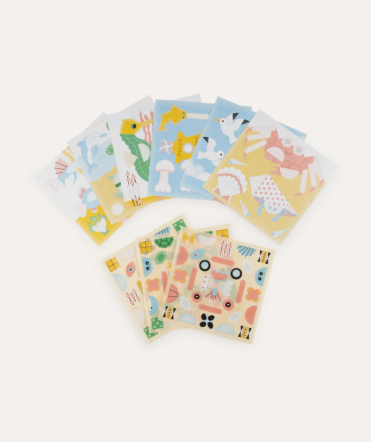 Poppik Sticker Cards Set Baby Ocean - Image 2