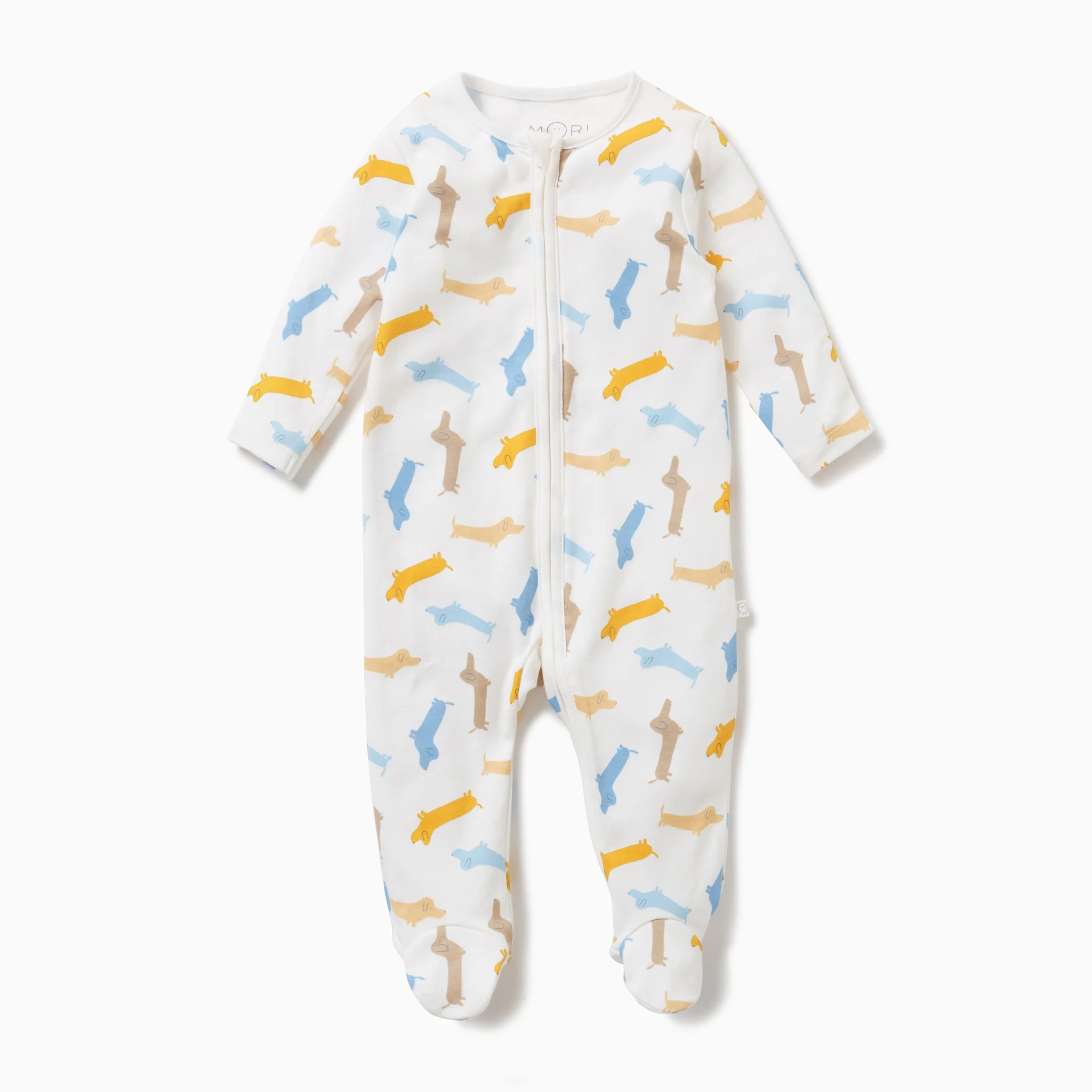 Pup Print Clever Zip Sleepsuit
