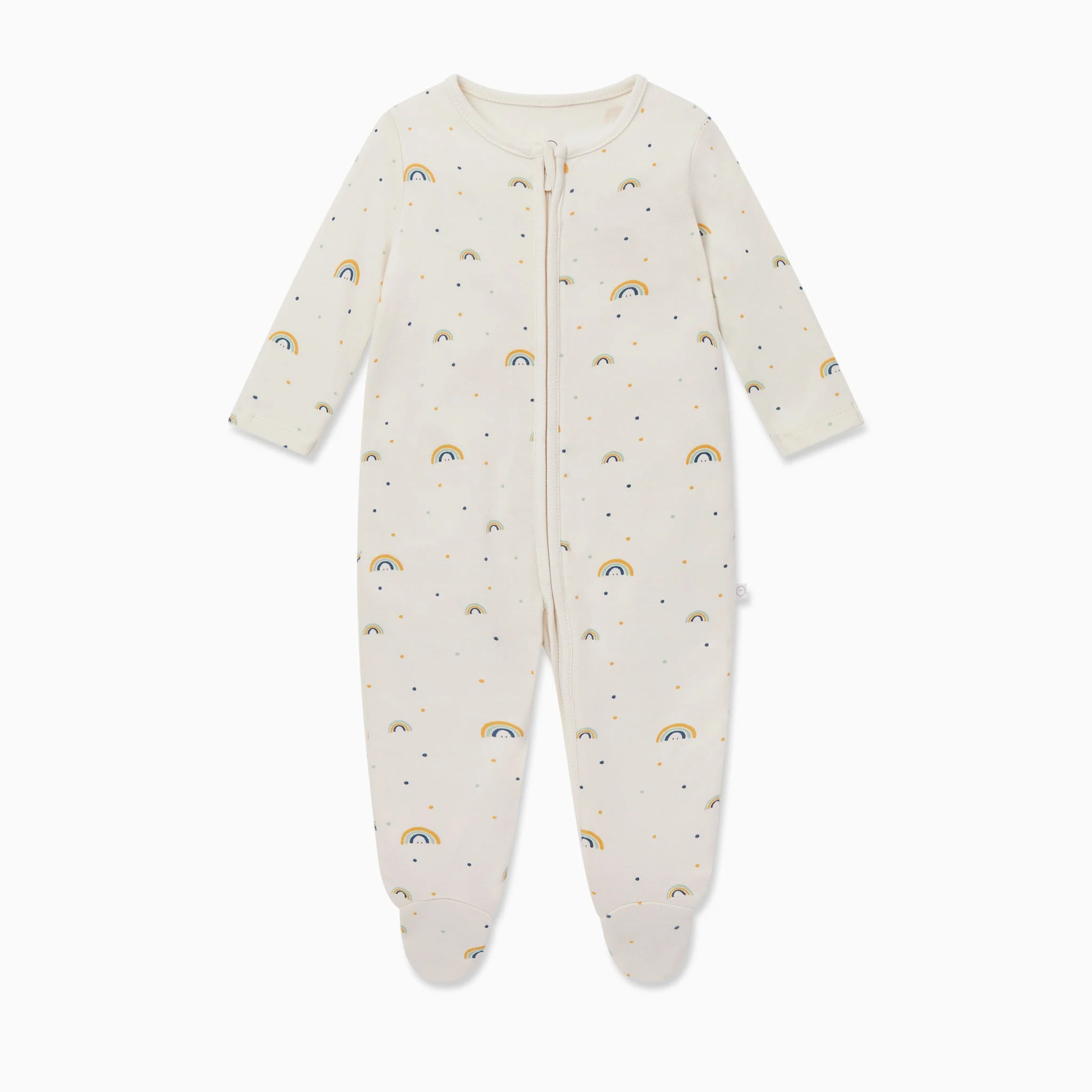 Rainbow Clever Zip Up Sleepsuit - Image 4