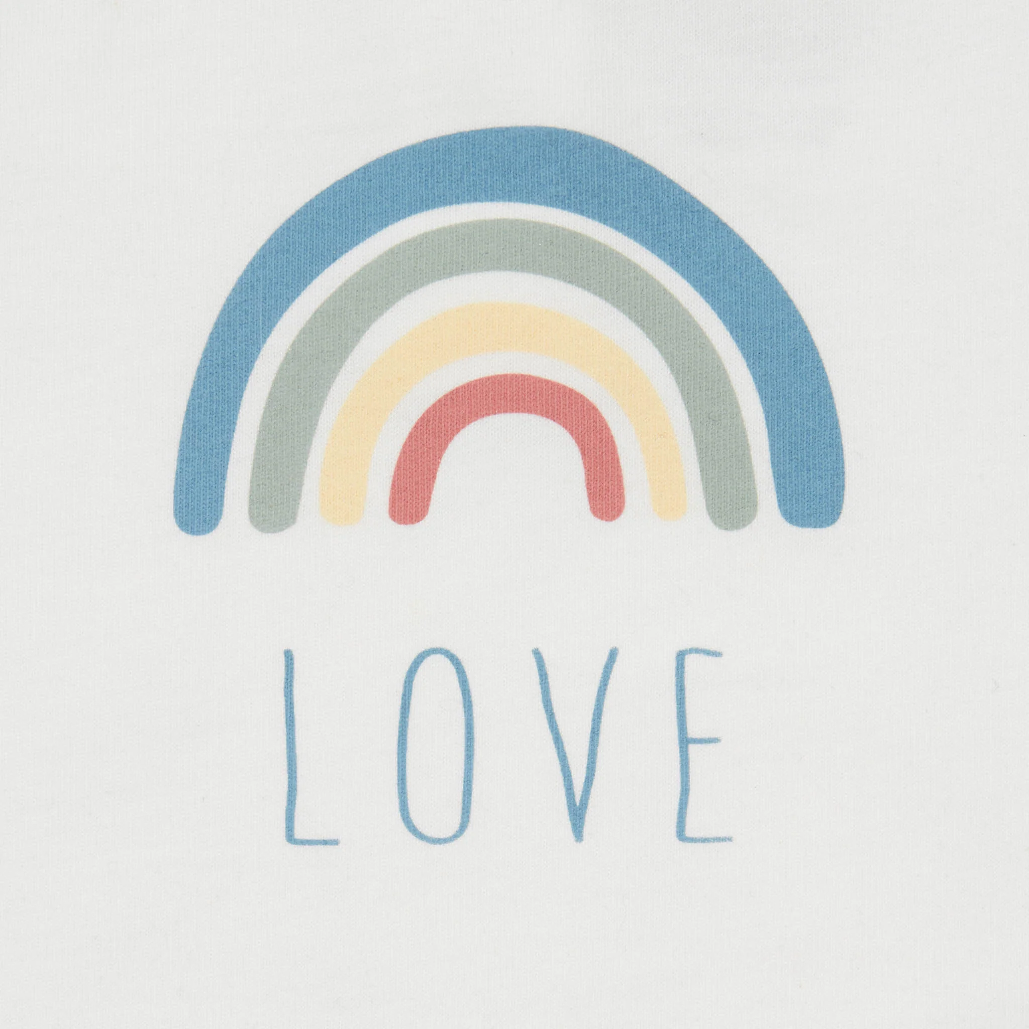 Rainbow Short Sleeve T-Shirt & Dungarees Outfit - Image 3