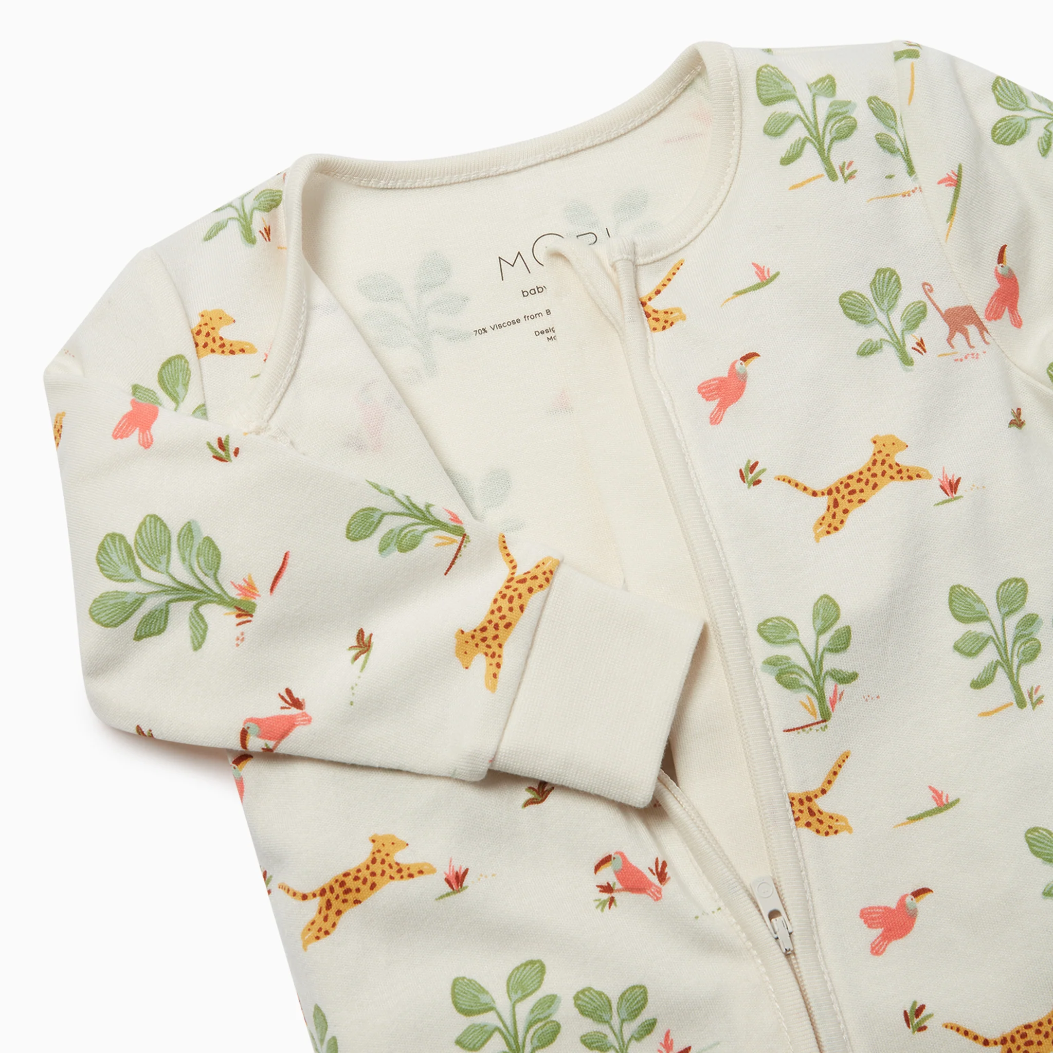 Rainforest Clever Zip Sleepsuit - Image 5