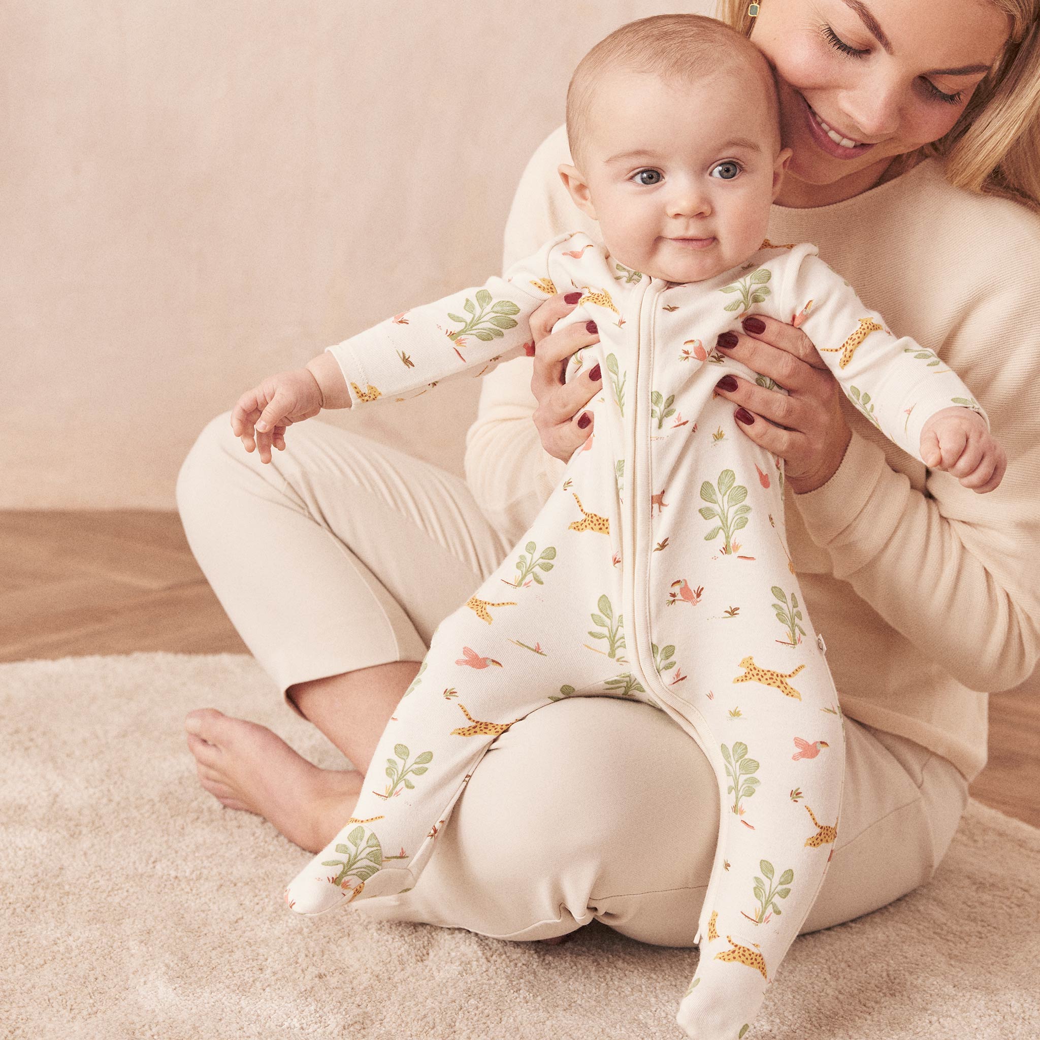 Rainforest Clever Zip Sleepsuit - Image 8
