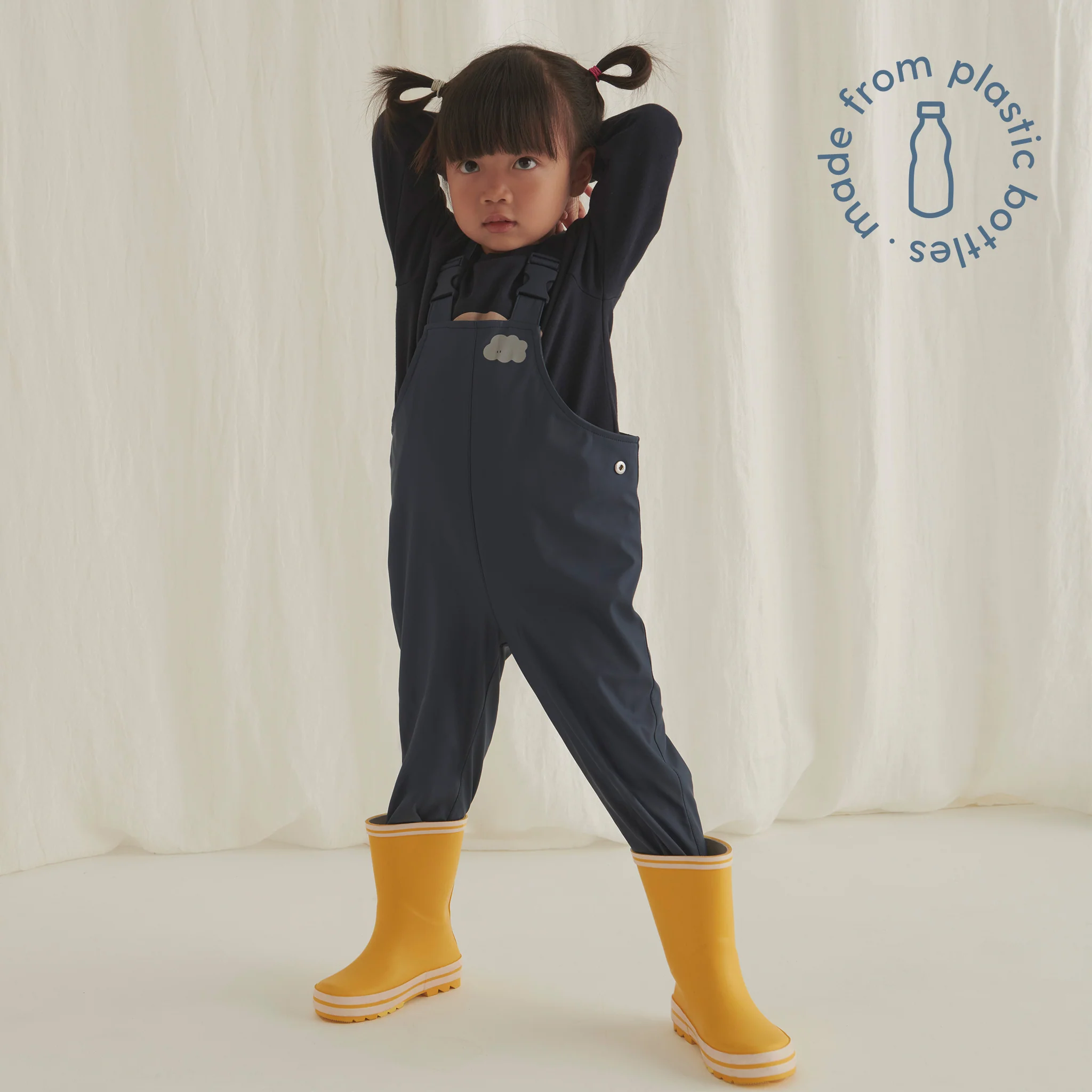 Recycled Waterproof Dungarees - Image 5