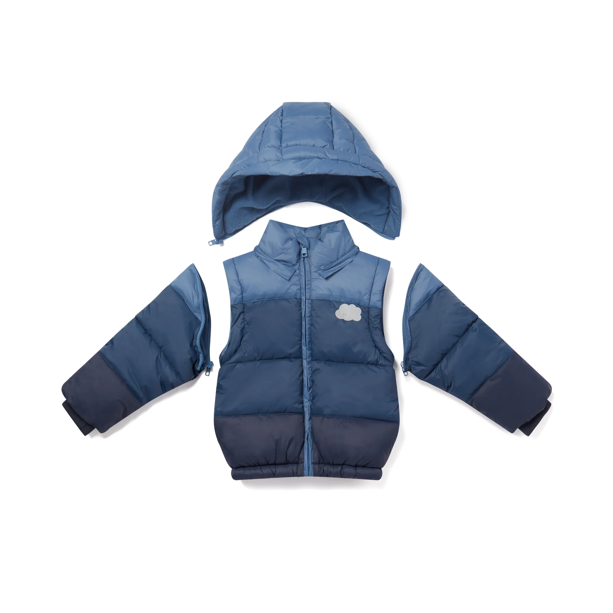Recycled Waterproof Padded 3-in-1 Coat old - Image 3