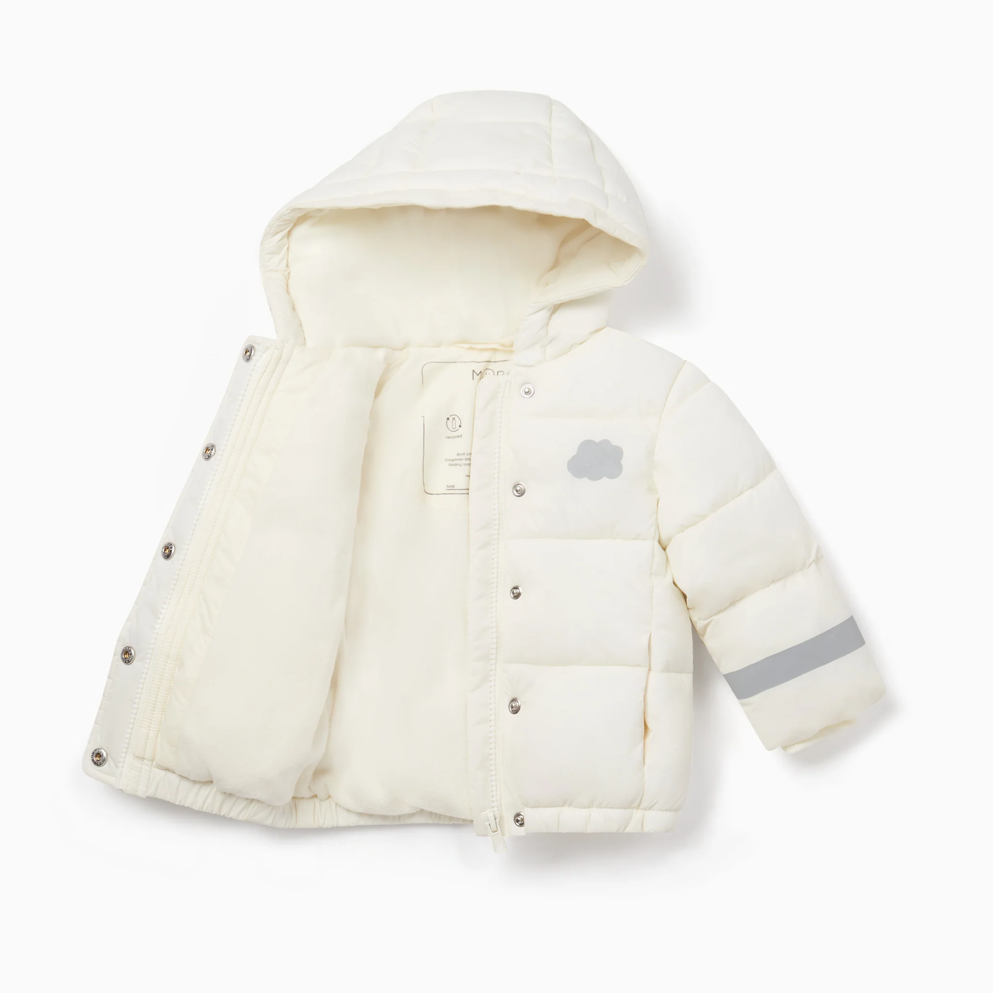 Recycled Waterproof Padded Reflective Coat - Image 4