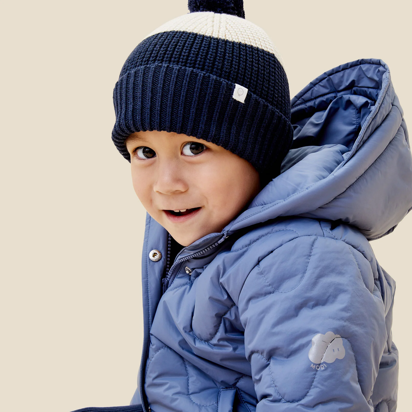 Recycled Waterproof Wavy Padded Coat - Image 10