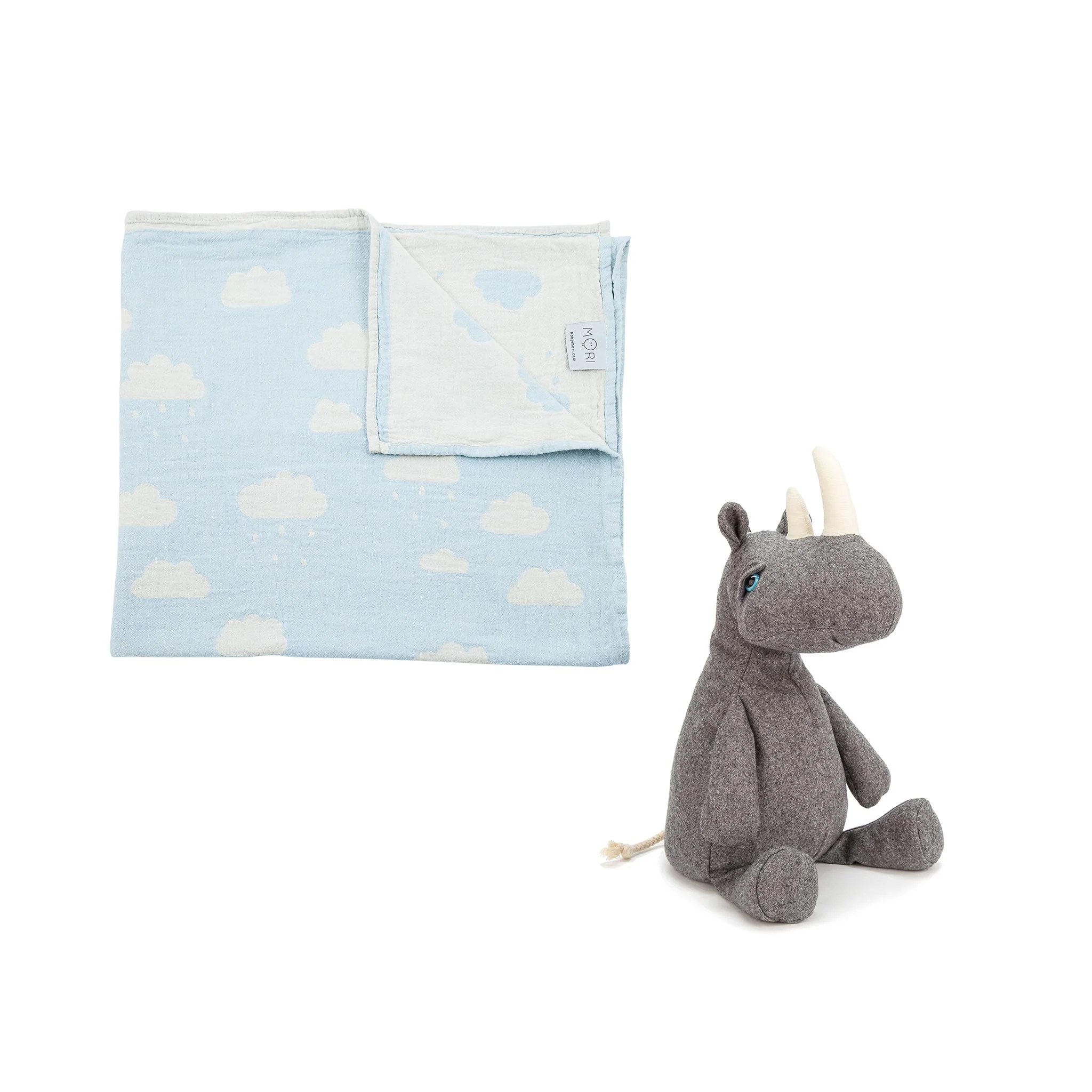 Rhino Toy & Throw Set