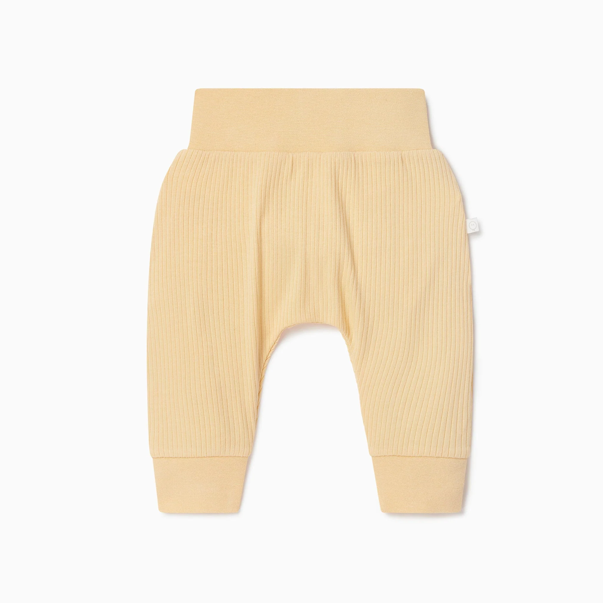 Ribbed Comfy Joggers - Yellow