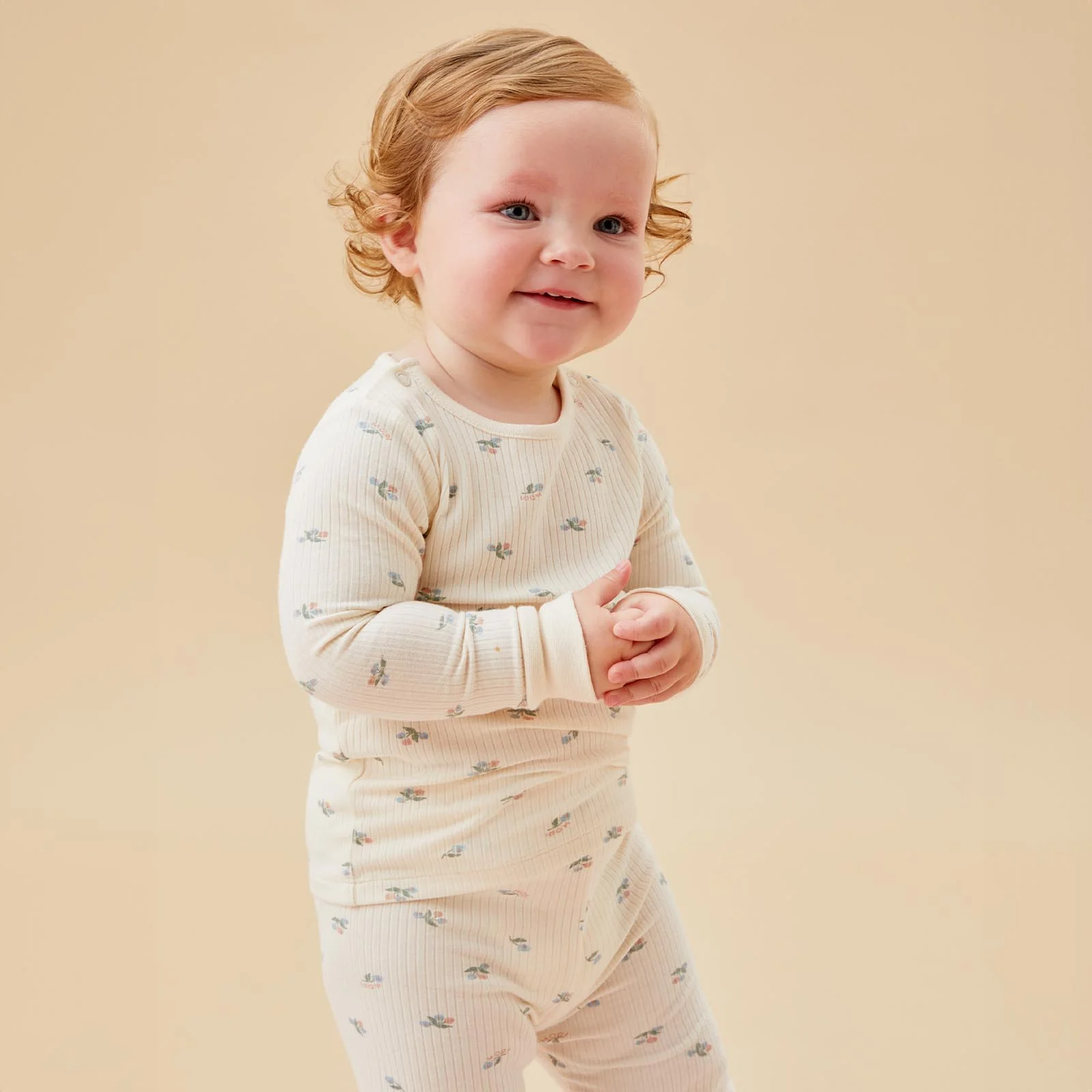 Ribbed Floral Pyjamas