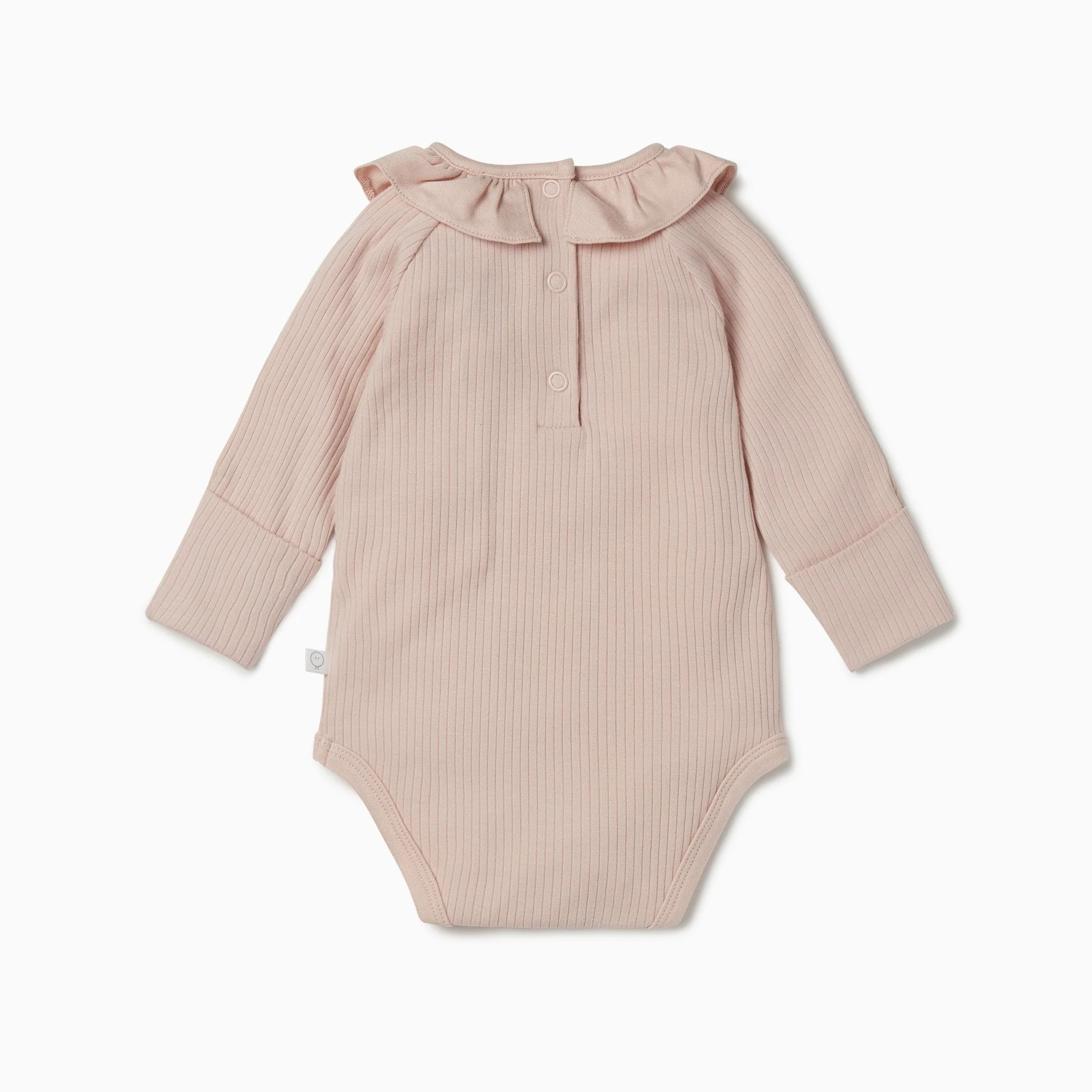 Frilled Collar Ribbed Bodysuit - Image 5