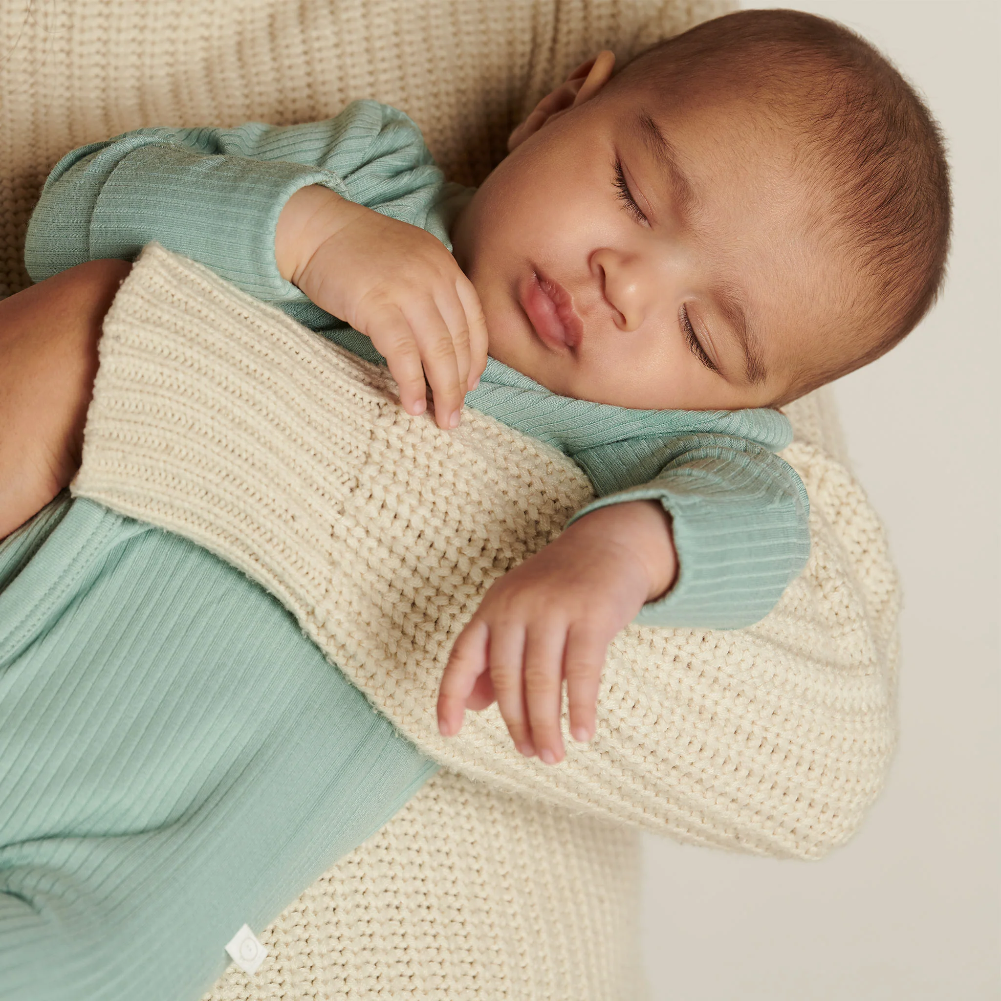 Ribbed Front Opening Sleepsuit 2 Pack - Image 5