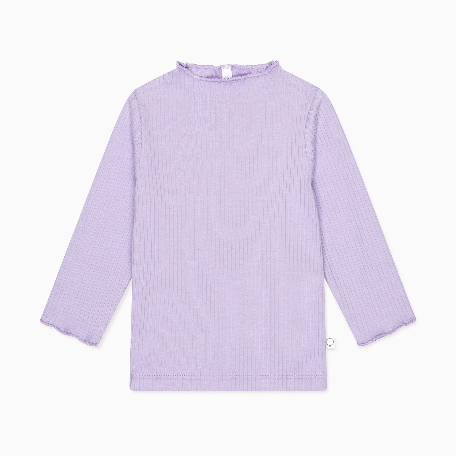 Ribbed High Neck Top