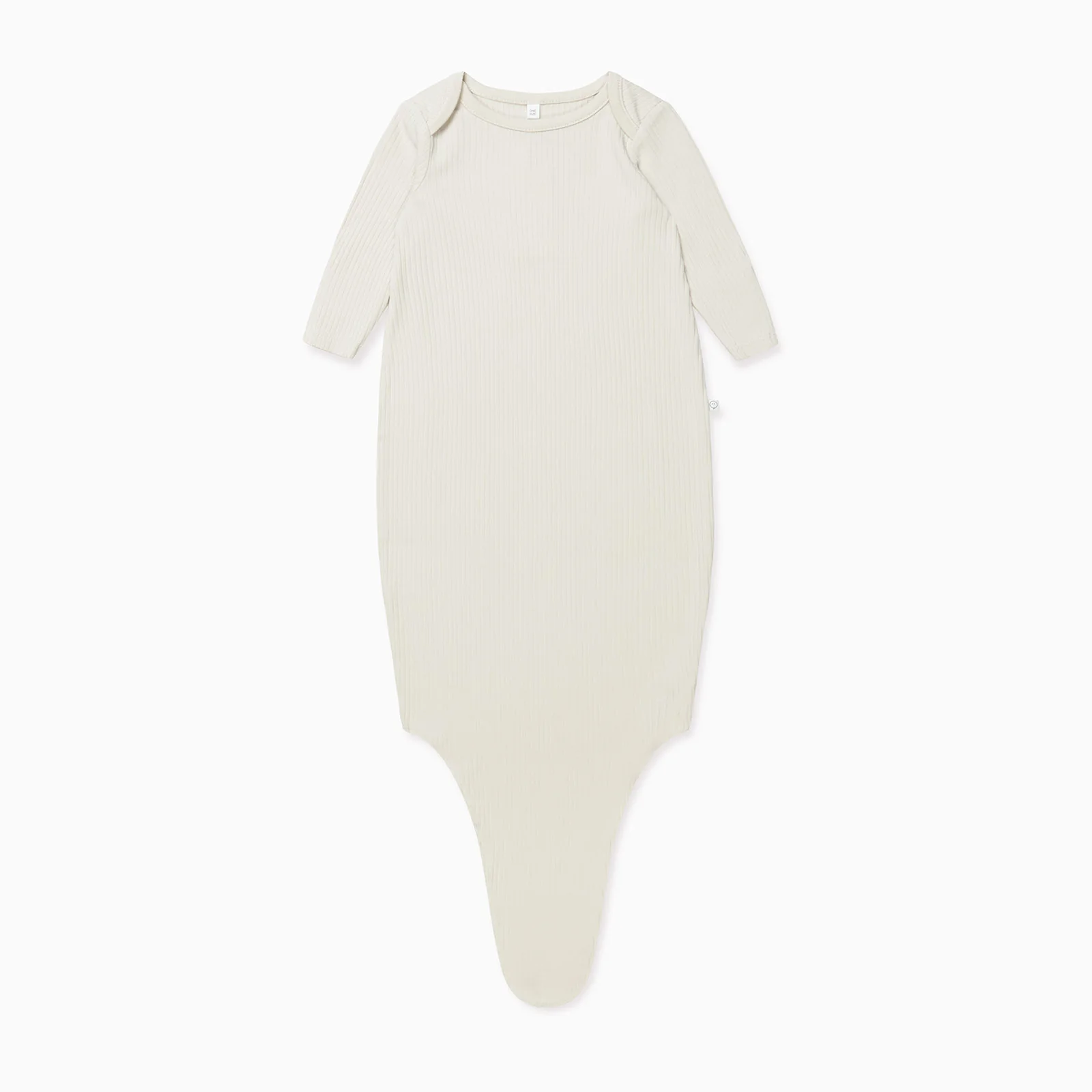 Ribbed Knotted Newborn Baby Gown - Image 4