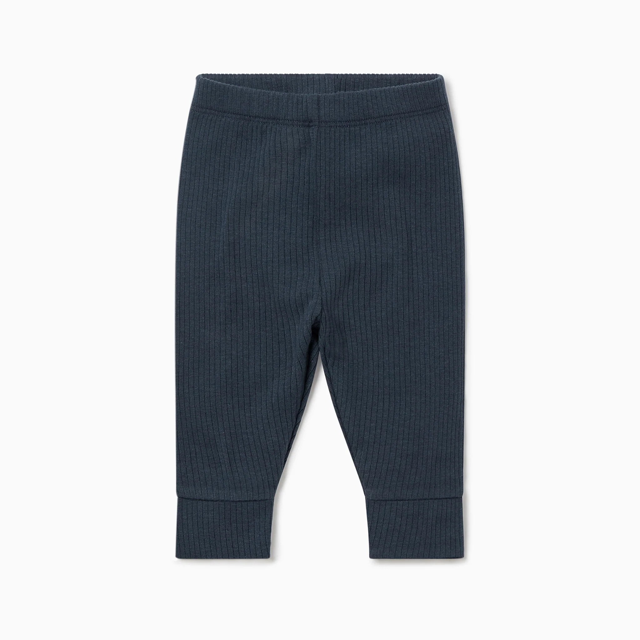 Ribbed Leggings - Navy - Image 2
