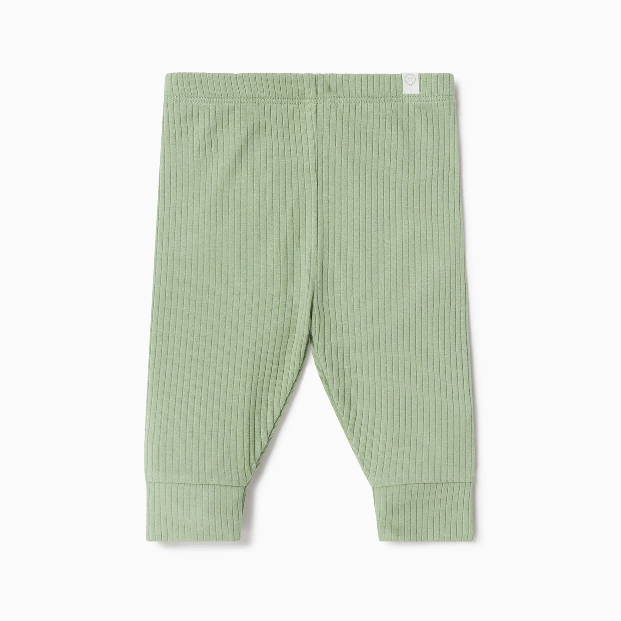 Ribbed Leggings - Sage - Image 2