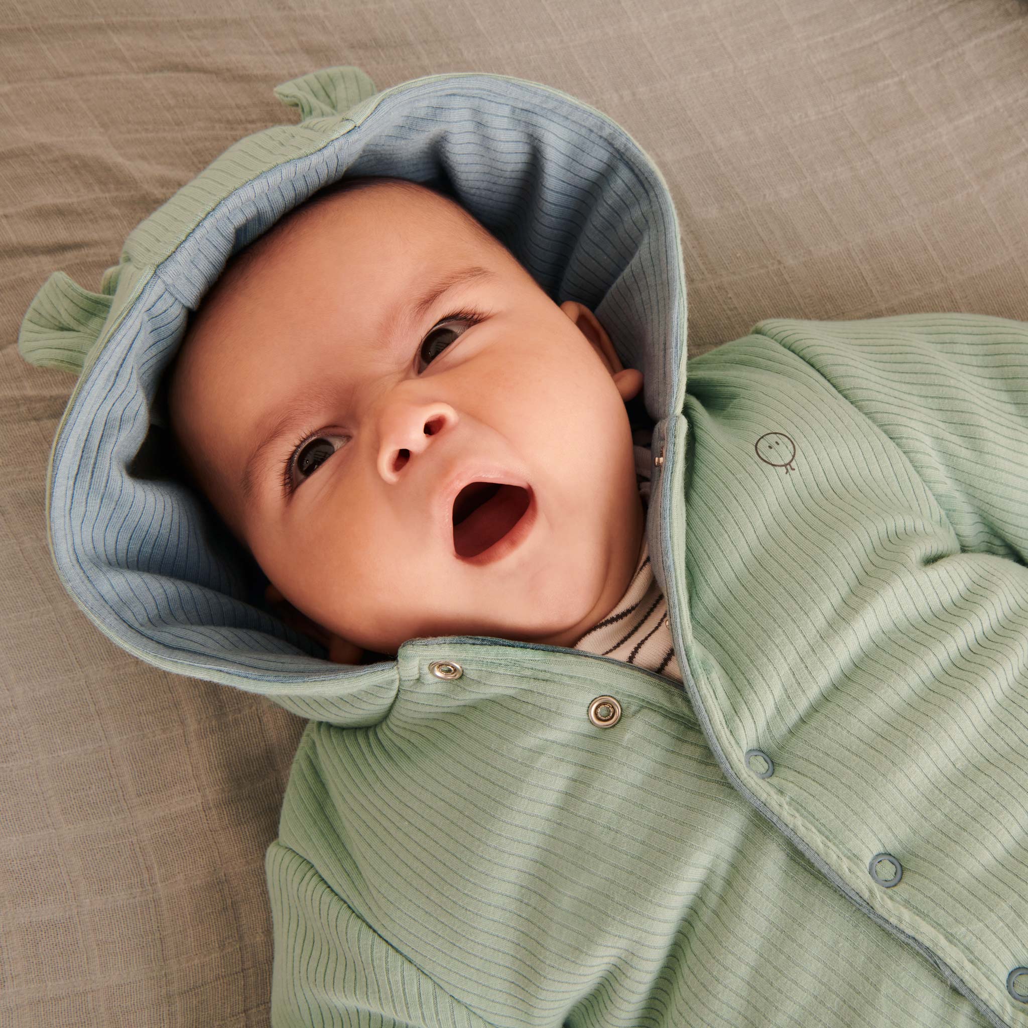 Ribbed Reversible Coat & Snood Set - Image 4