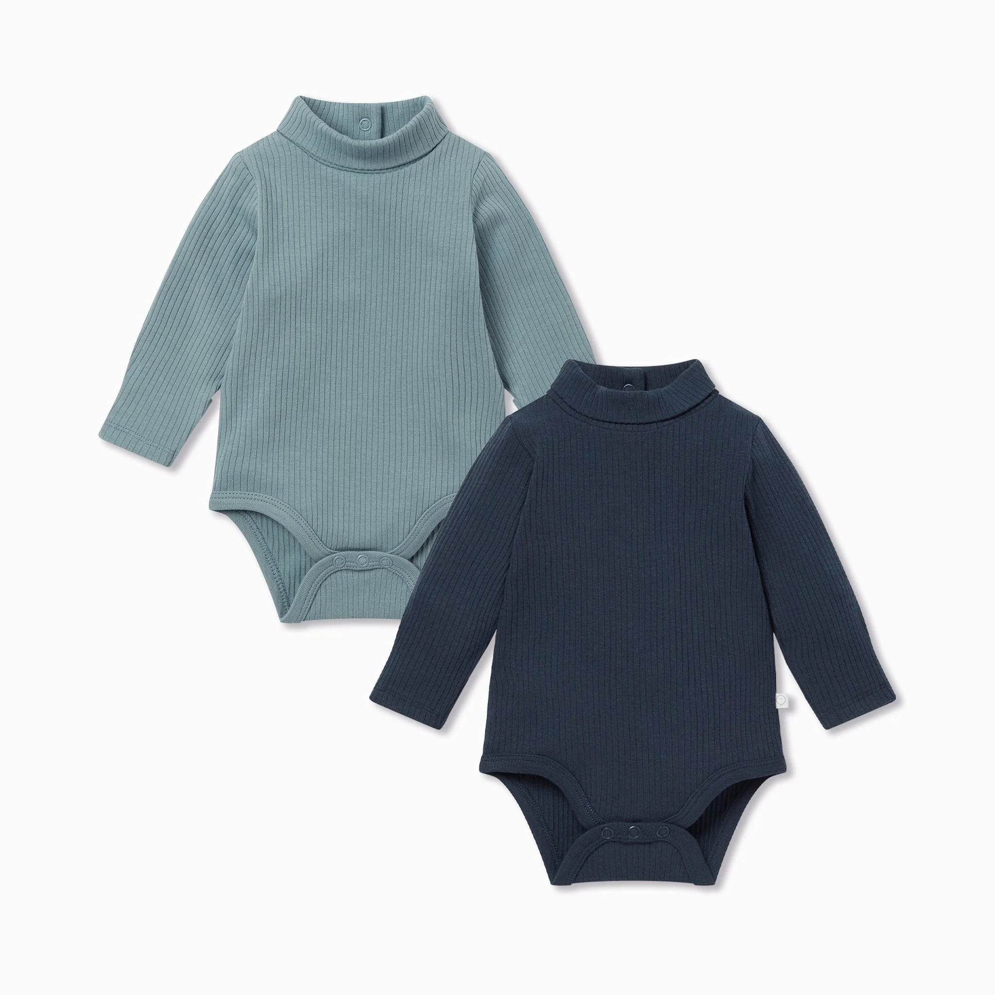 Ribbed Roll Neck Bodysuit 2 Pack - Image 4