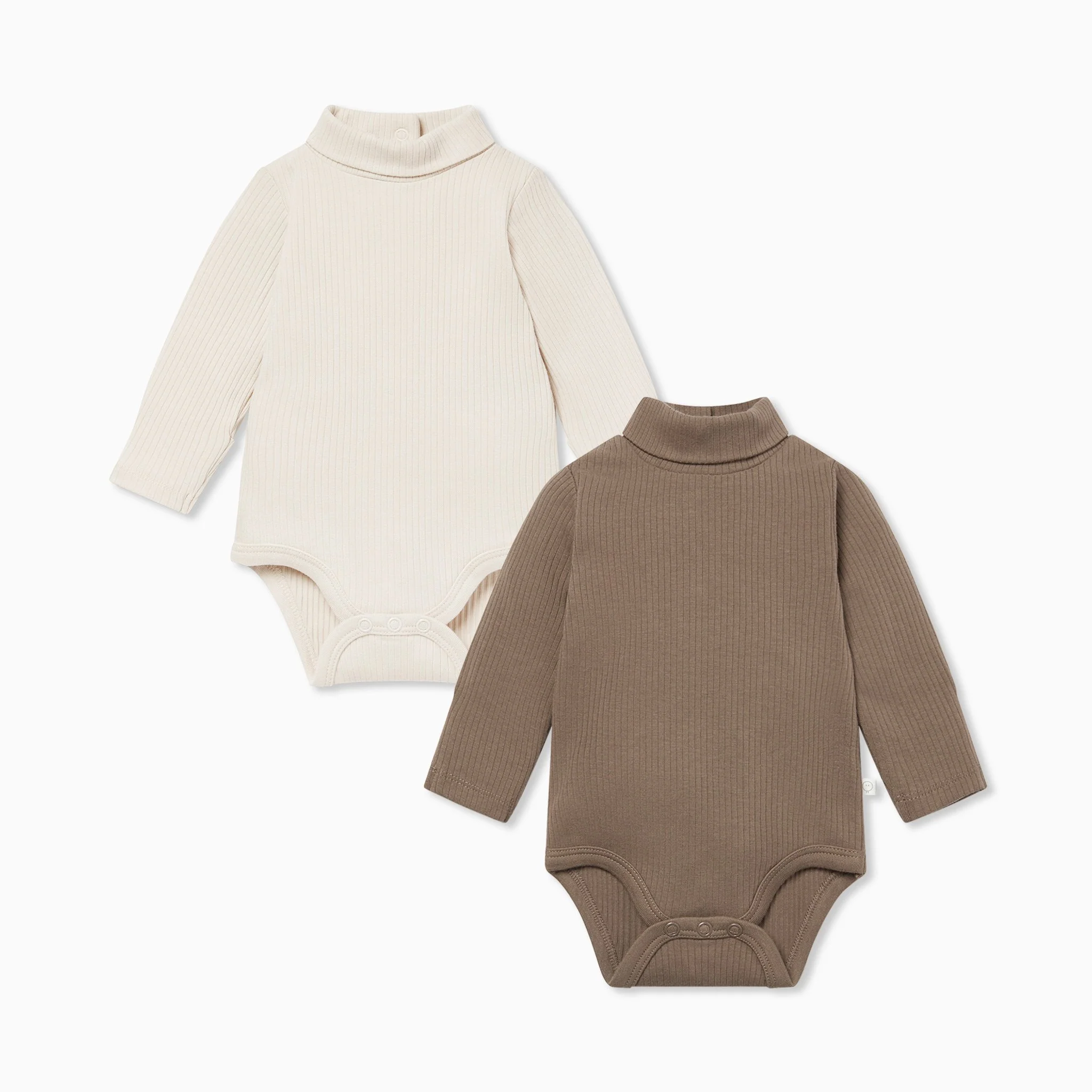 Ribbed Roll Neck Bodysuit 2 Pack - Image 5