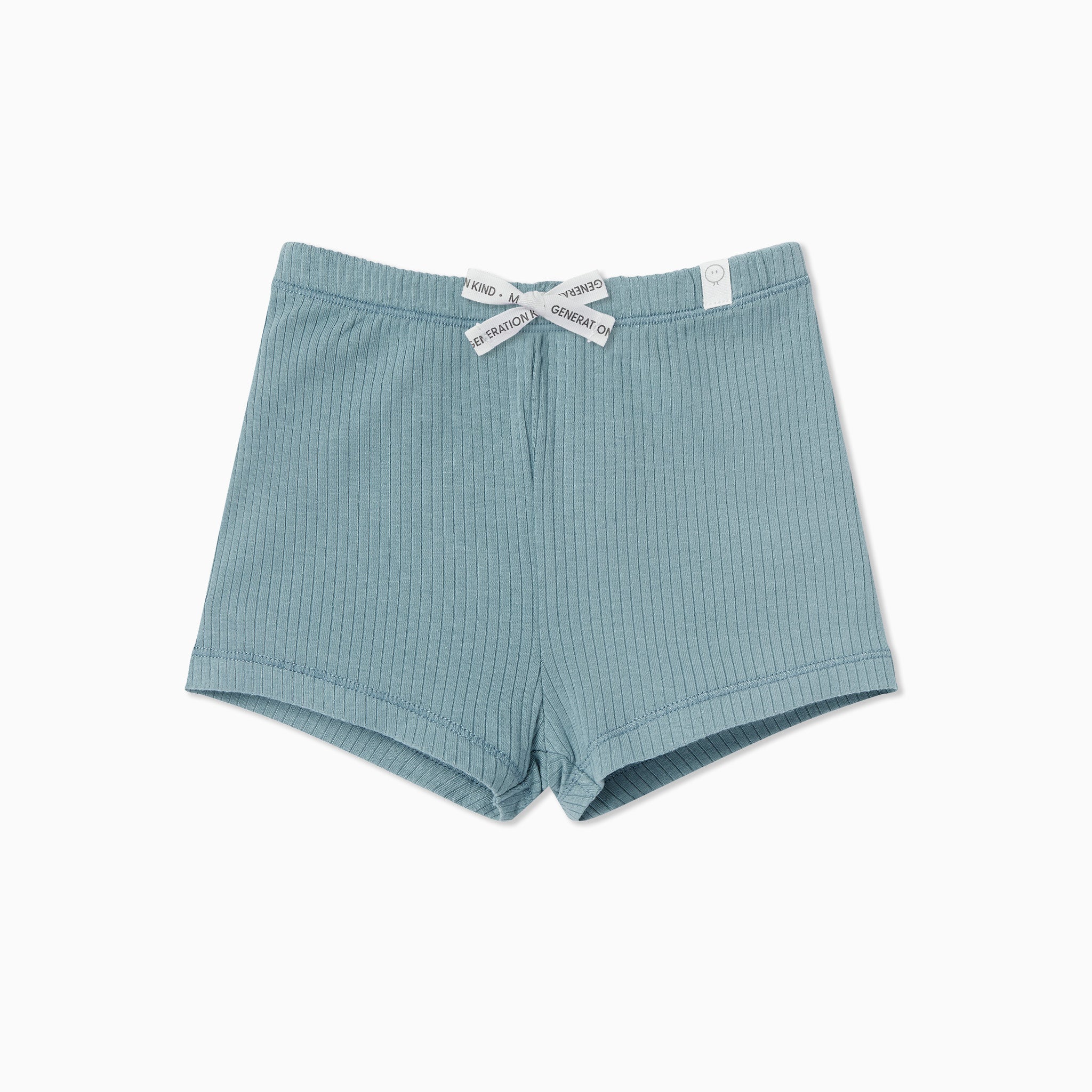 Ribbed Shorts - Blue