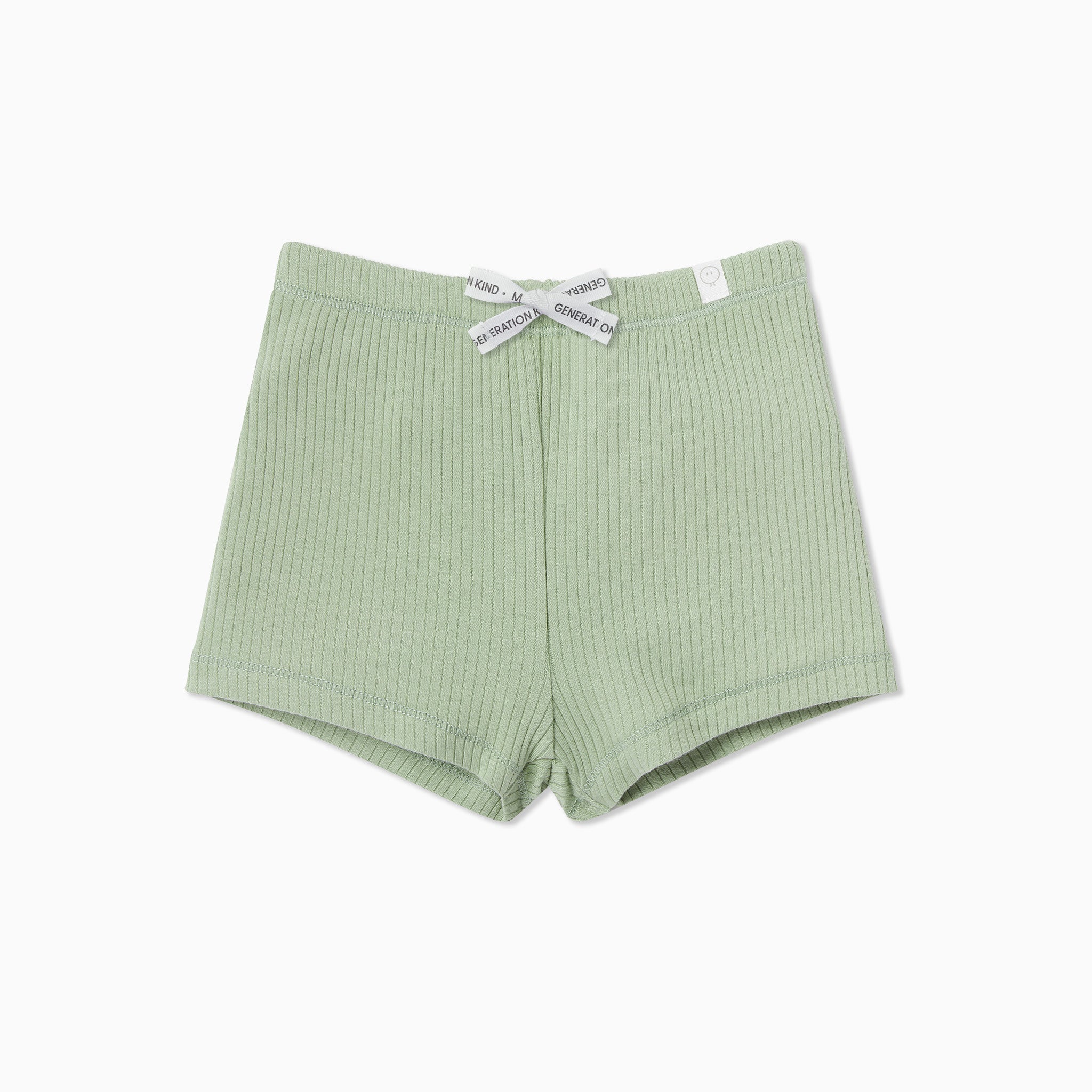 Ribbed Shorts - Sage - Image 2