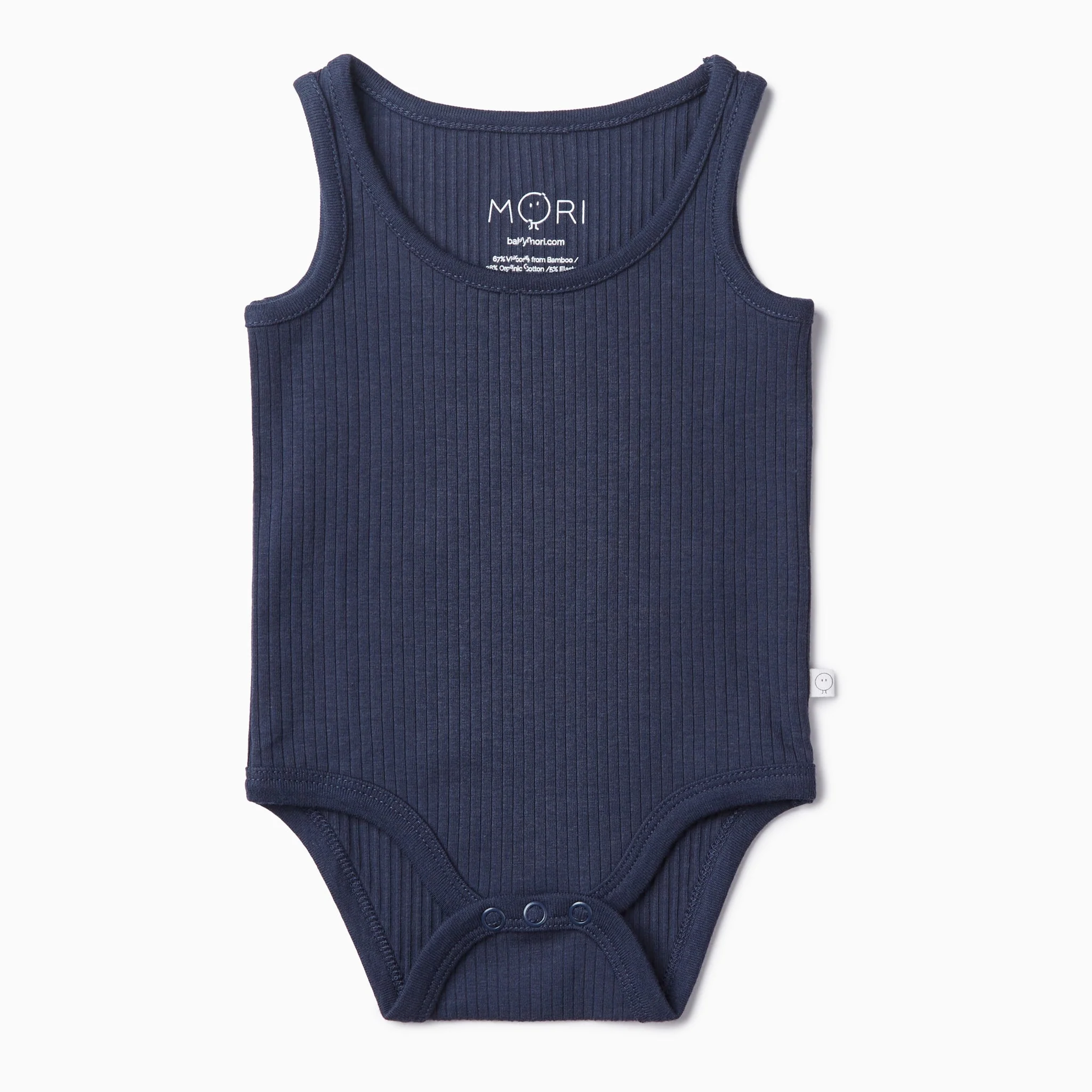 Ribbed Sleeveless Bodysuit - Blush - Image 5