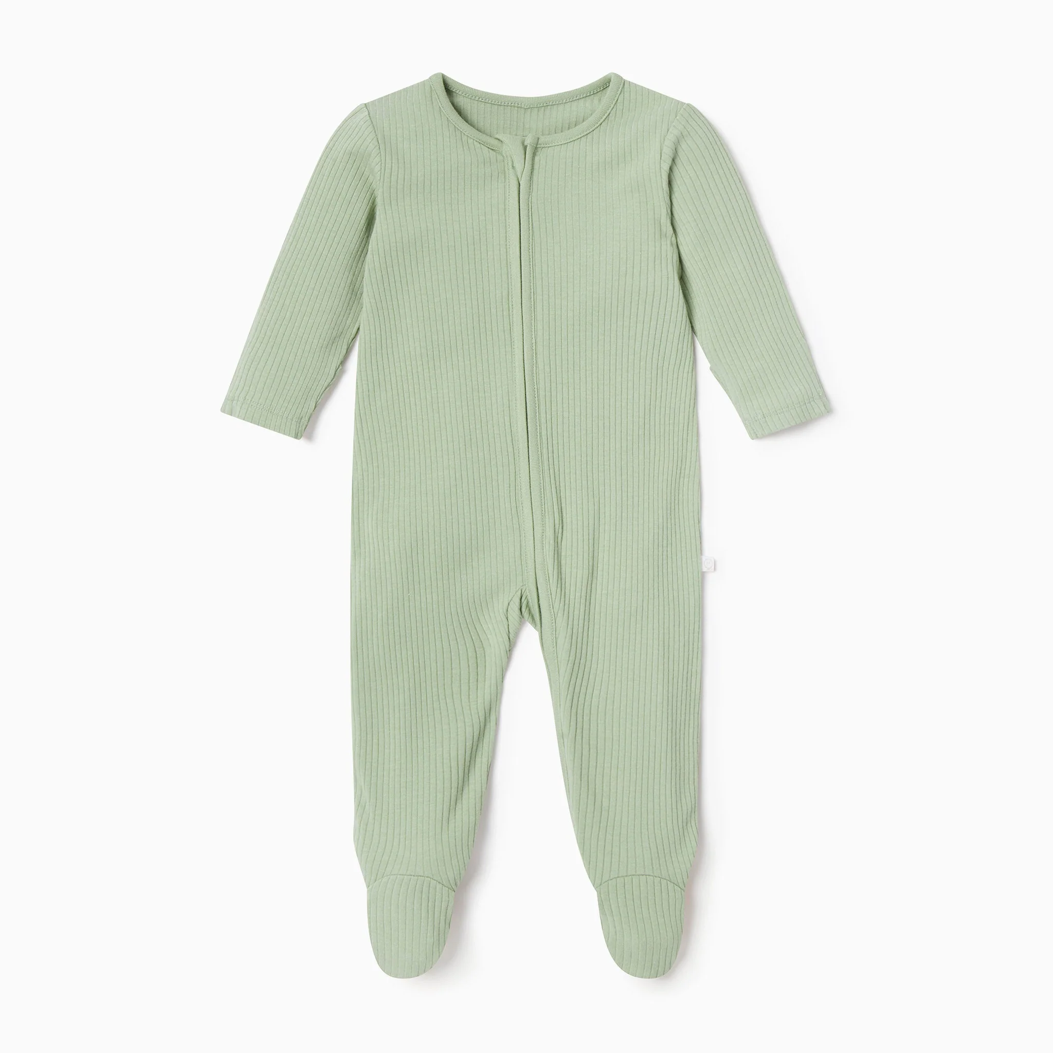 Ribbed Zip-Up Sleepsuit - Image 2