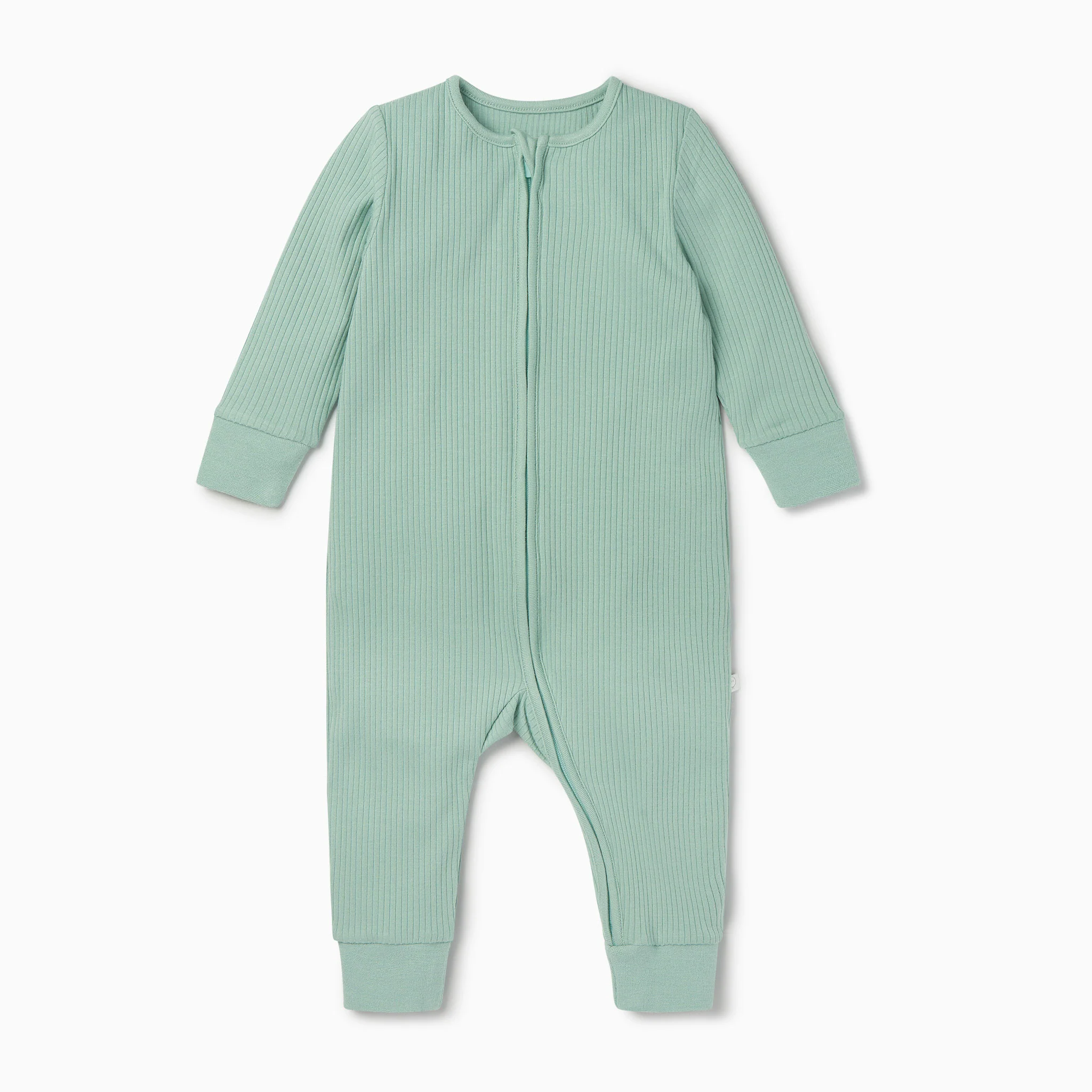 Ribbed Zip-Up Sleepsuit - Image 4