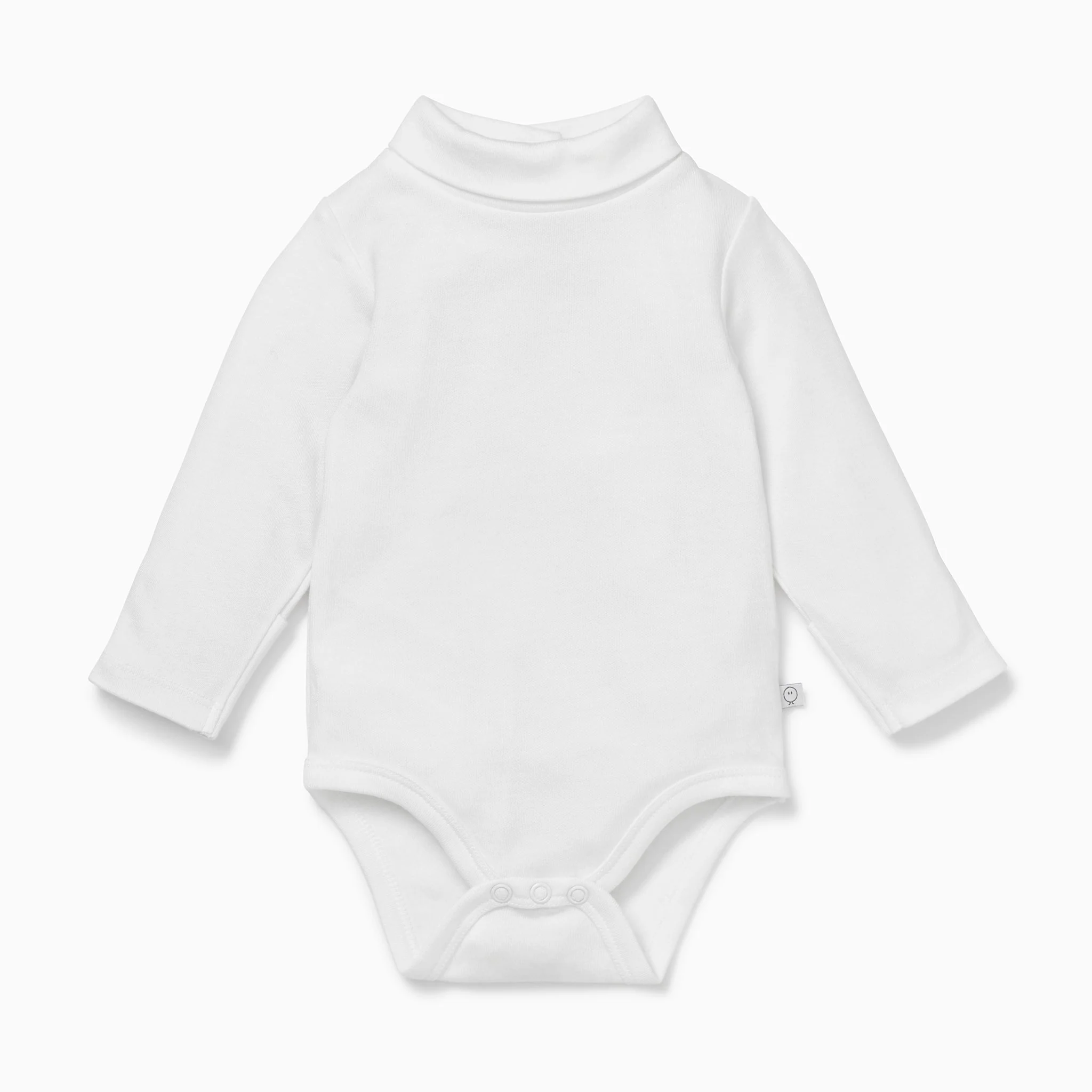 Roll Neck Bodysuit - White - Image 2