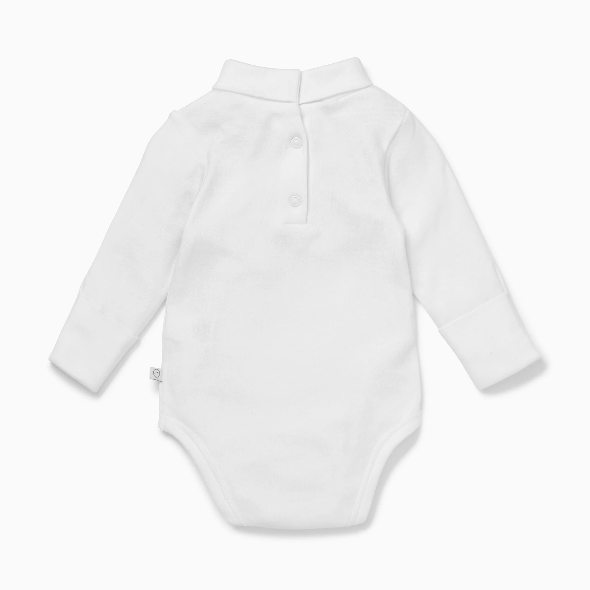 Roll Neck Bodysuit - White - Image 3