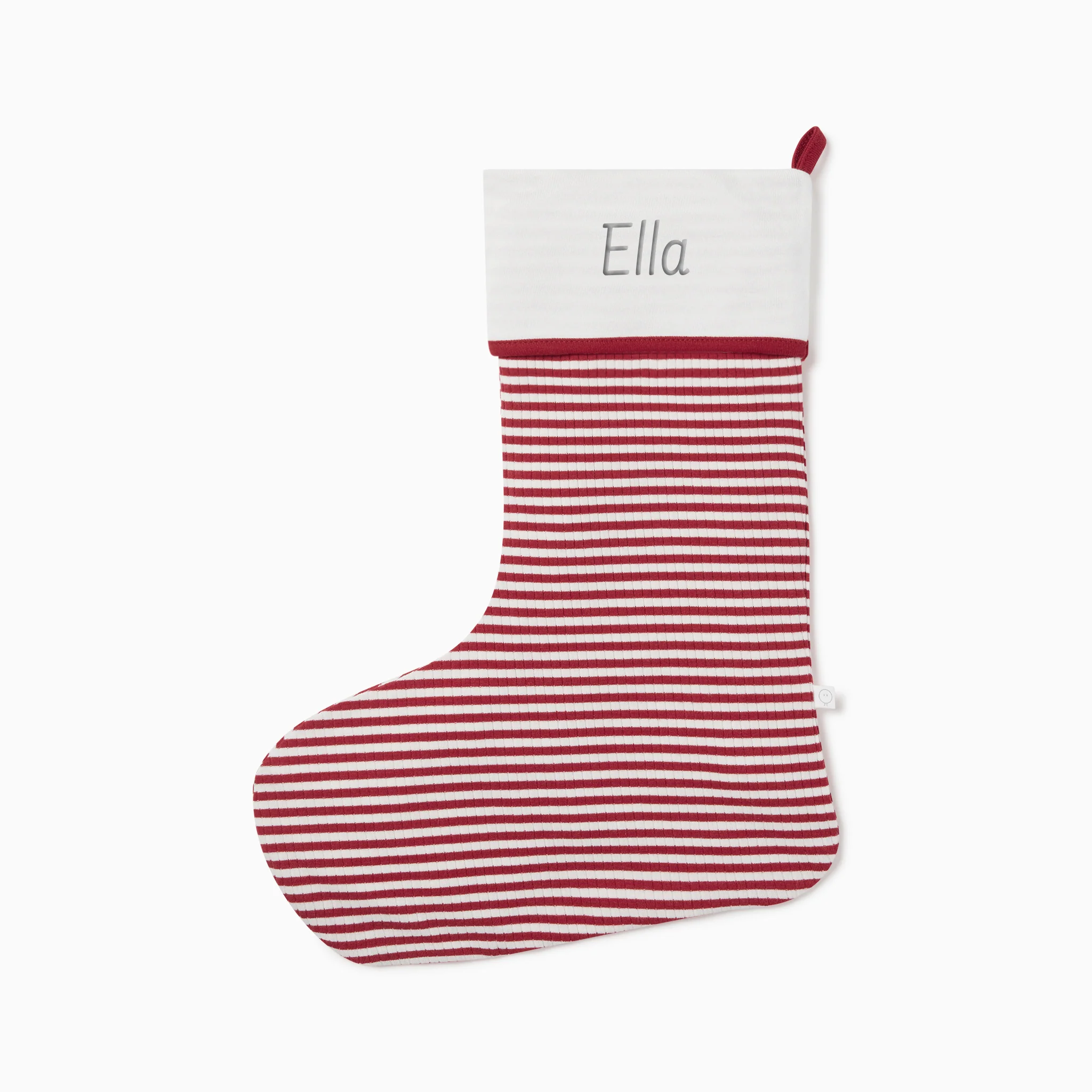Ruby Stripe Ribbed Stocking - Image 2