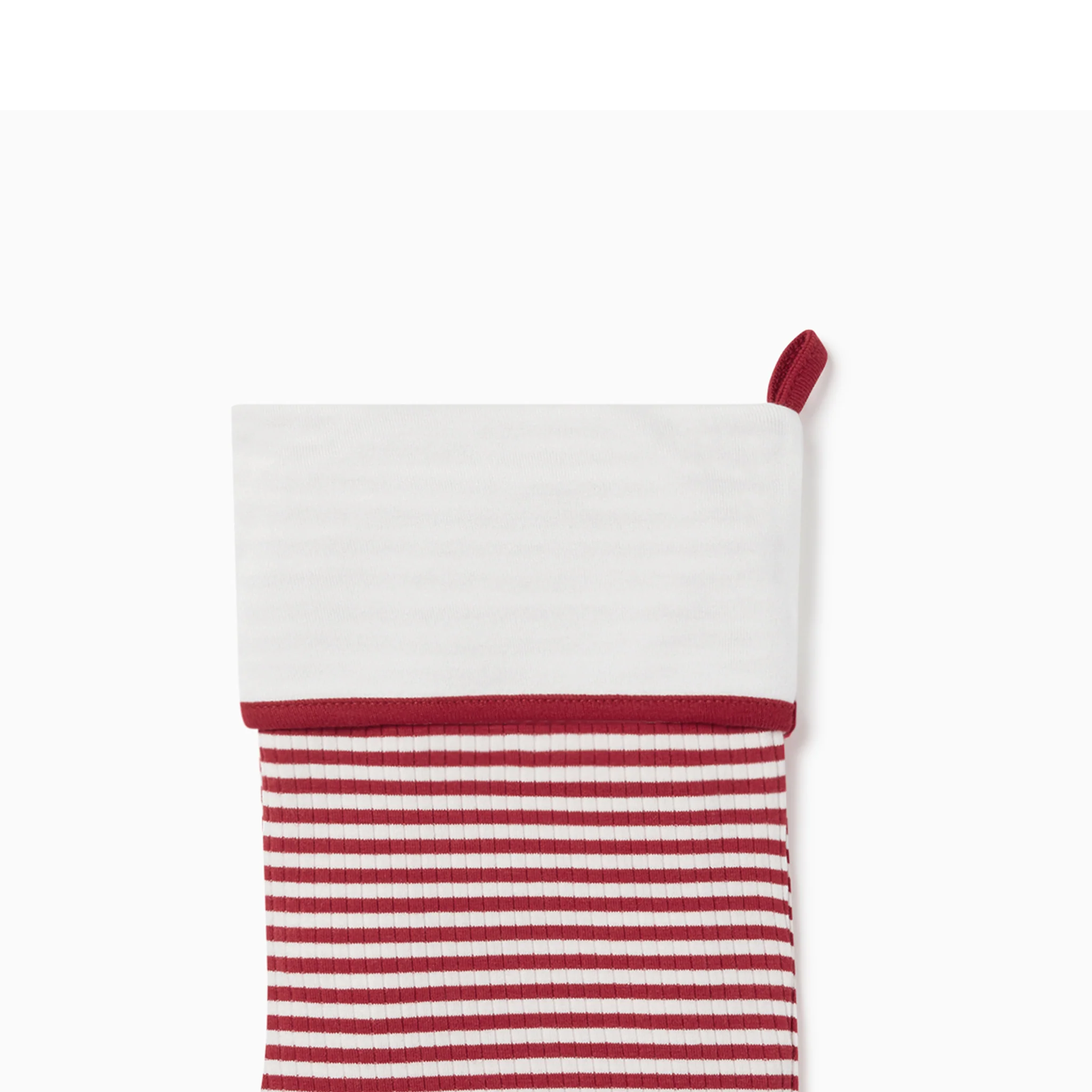 Ruby Stripe Ribbed Stocking - Image 4