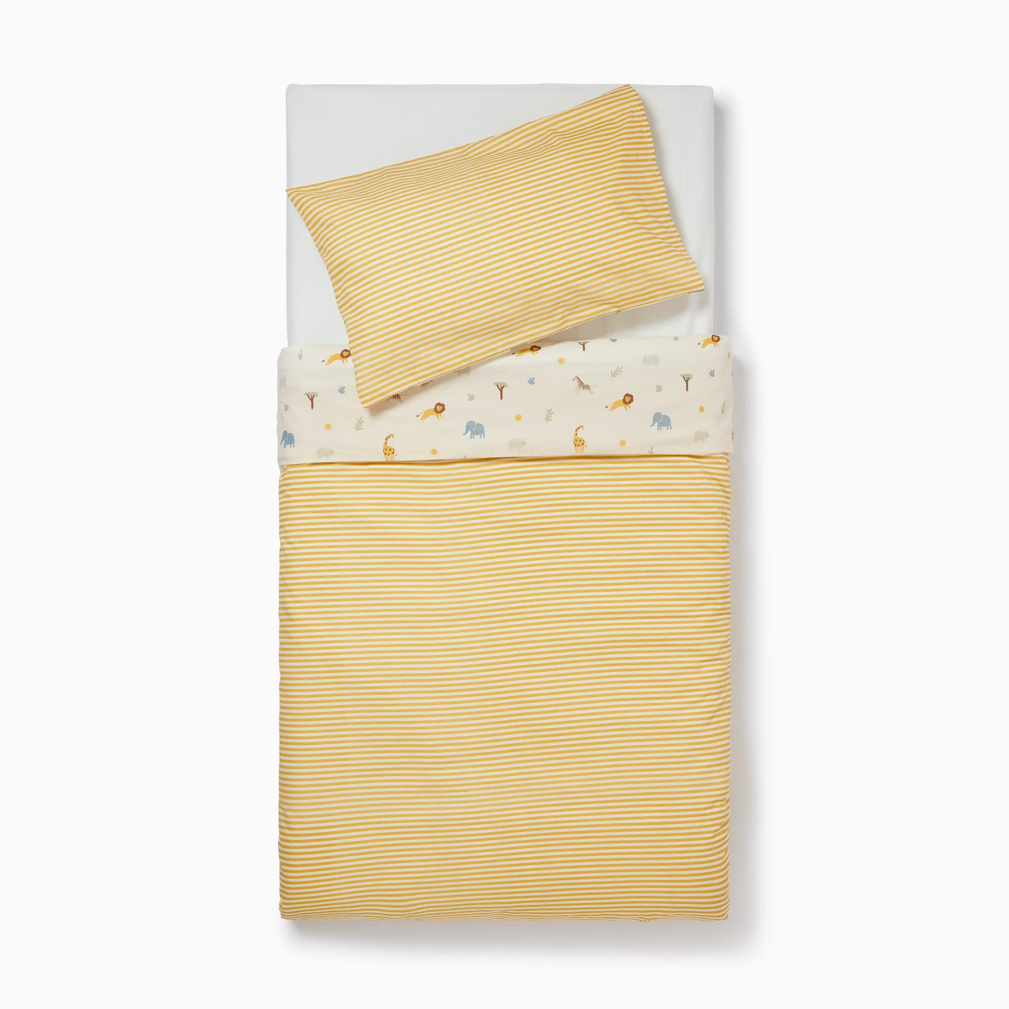Safari Reversible Toddler Duvet Cover Set - Image 3