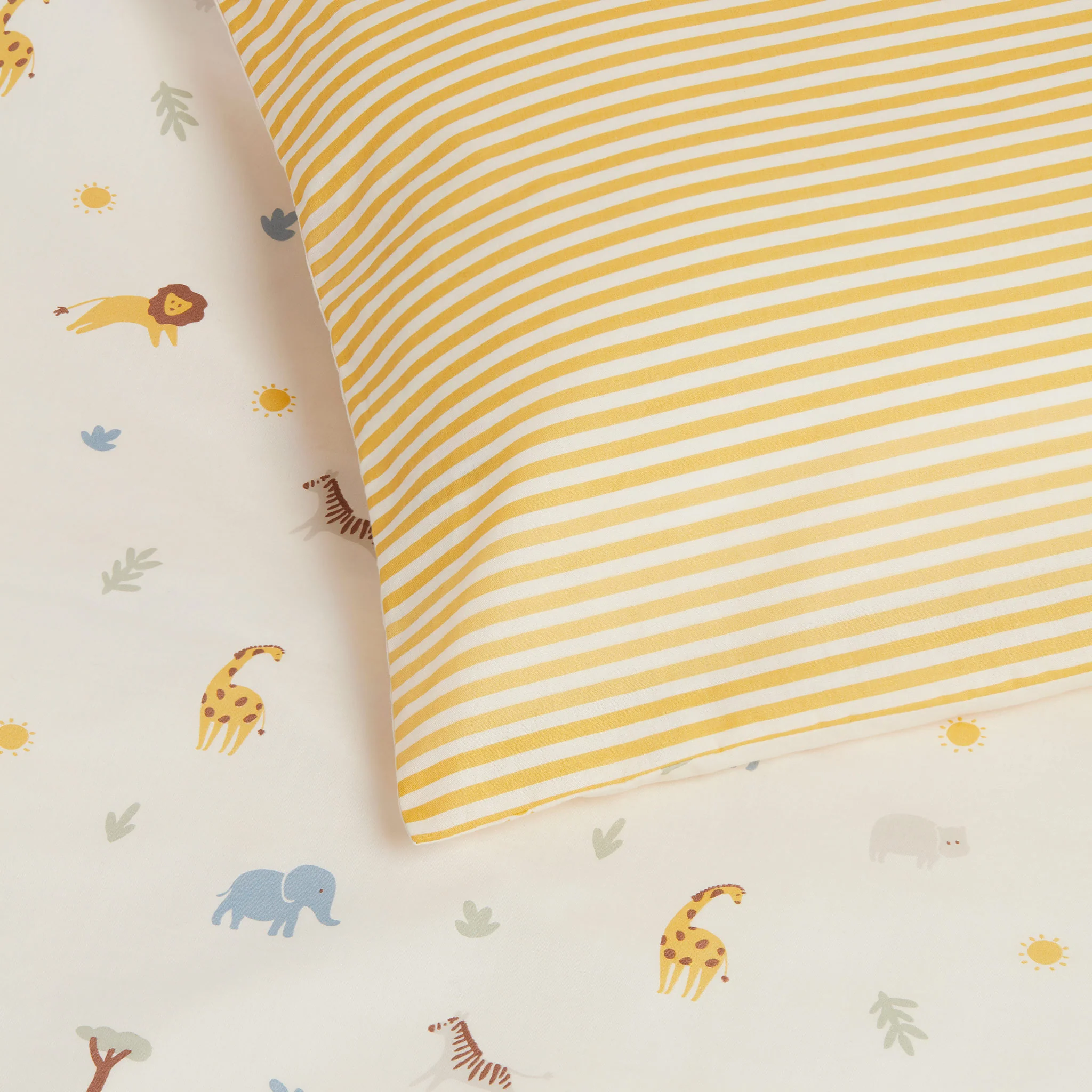Safari Reversible Toddler Duvet Cover Set - Image 4