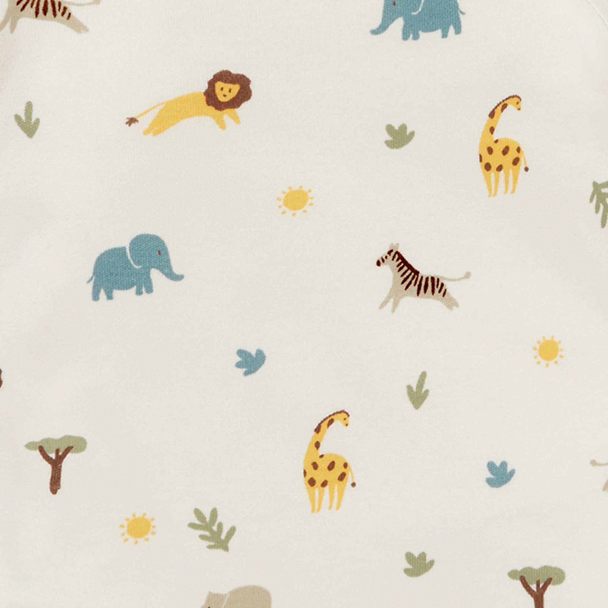 Safari & Ribbed Short Sleeve Bodysuit 2 Pack - Image 3
