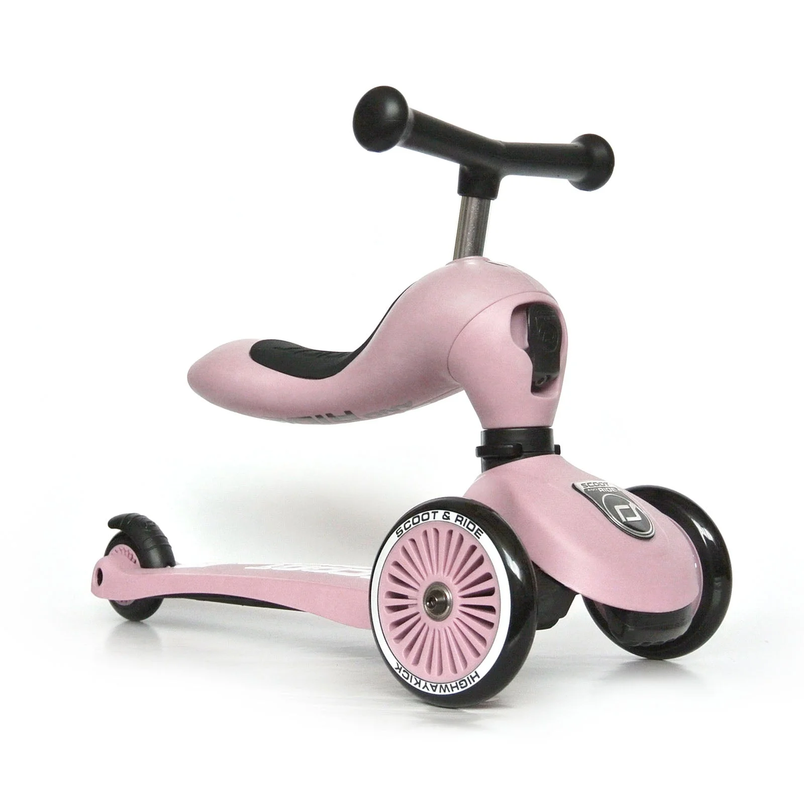 Scoot & Ride Highway Kick 1 Scooter - Rose - Image 3