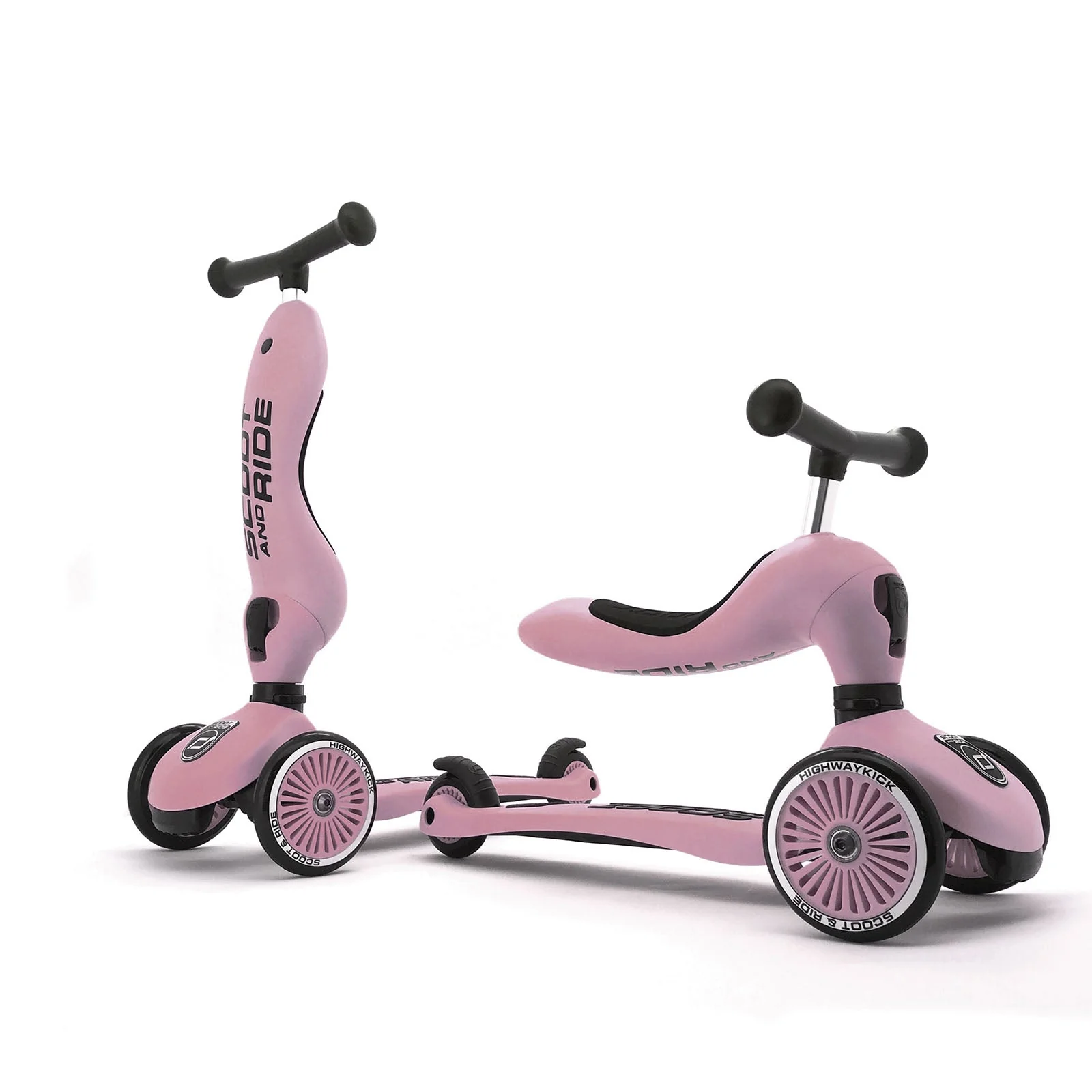 Scoot & Ride Highway Kick 1 Scooter - Rose - Image 4