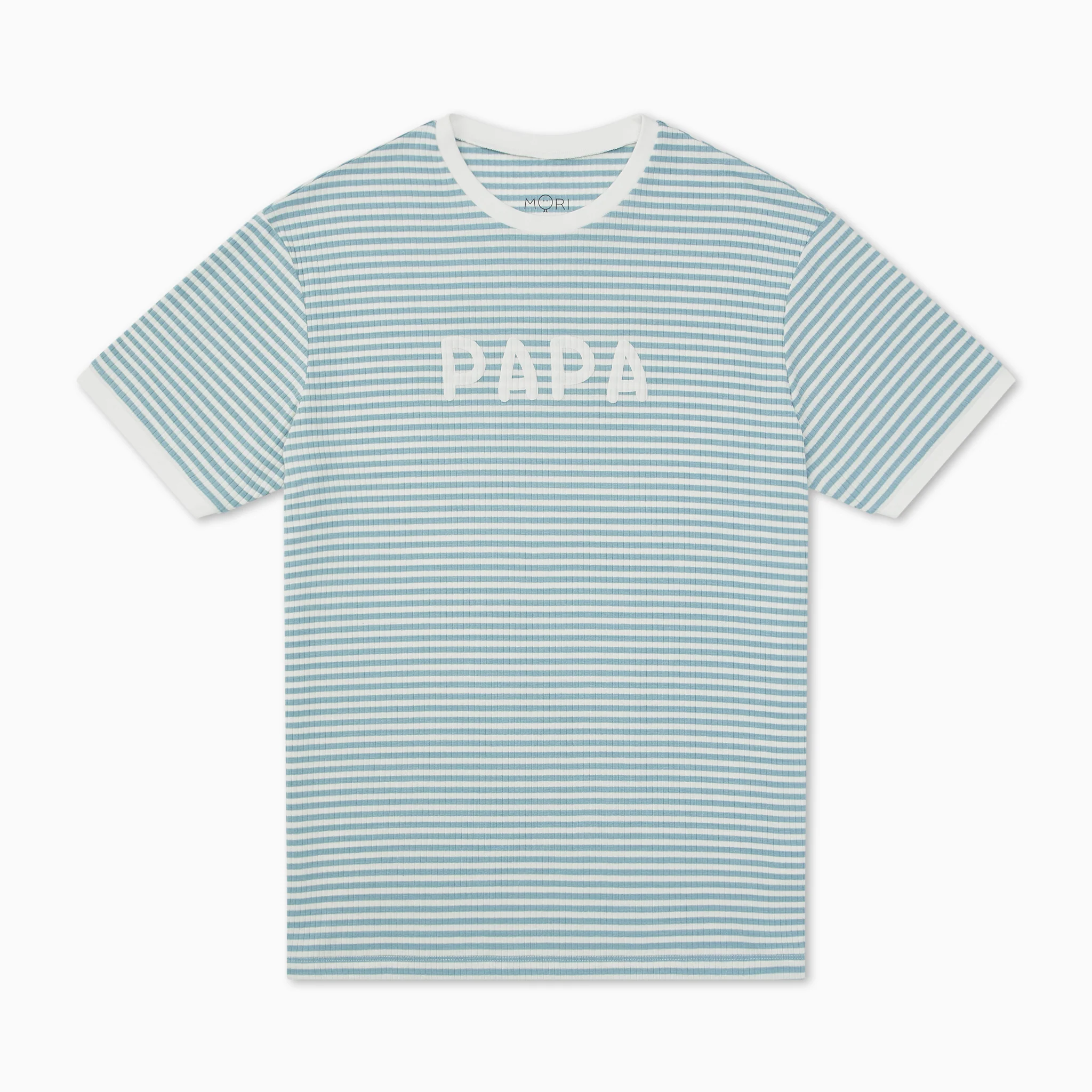 Sea Stripe Men's Ribbed T-Shirt