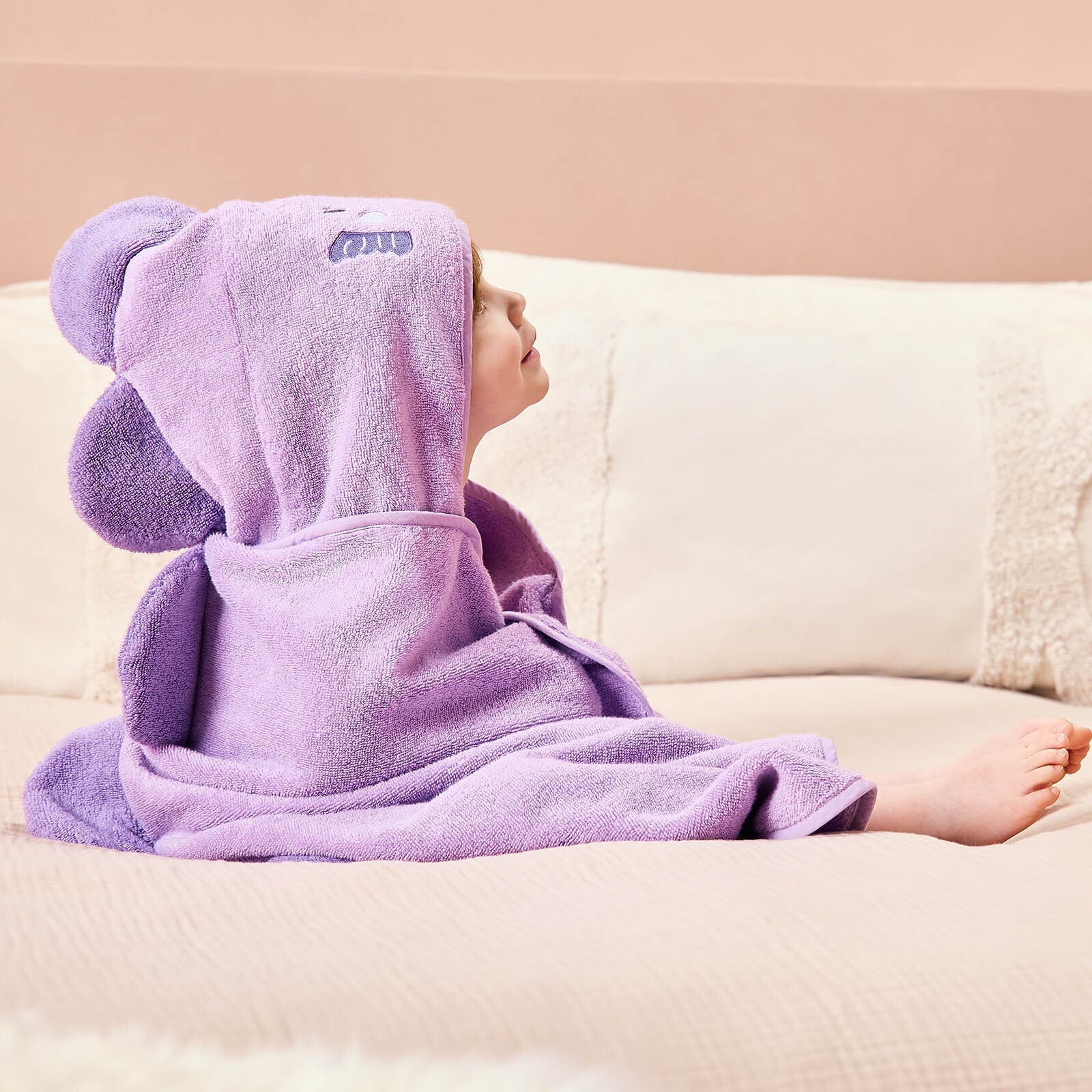 Seahorse Baby & Kids Hooded Bath Towel
