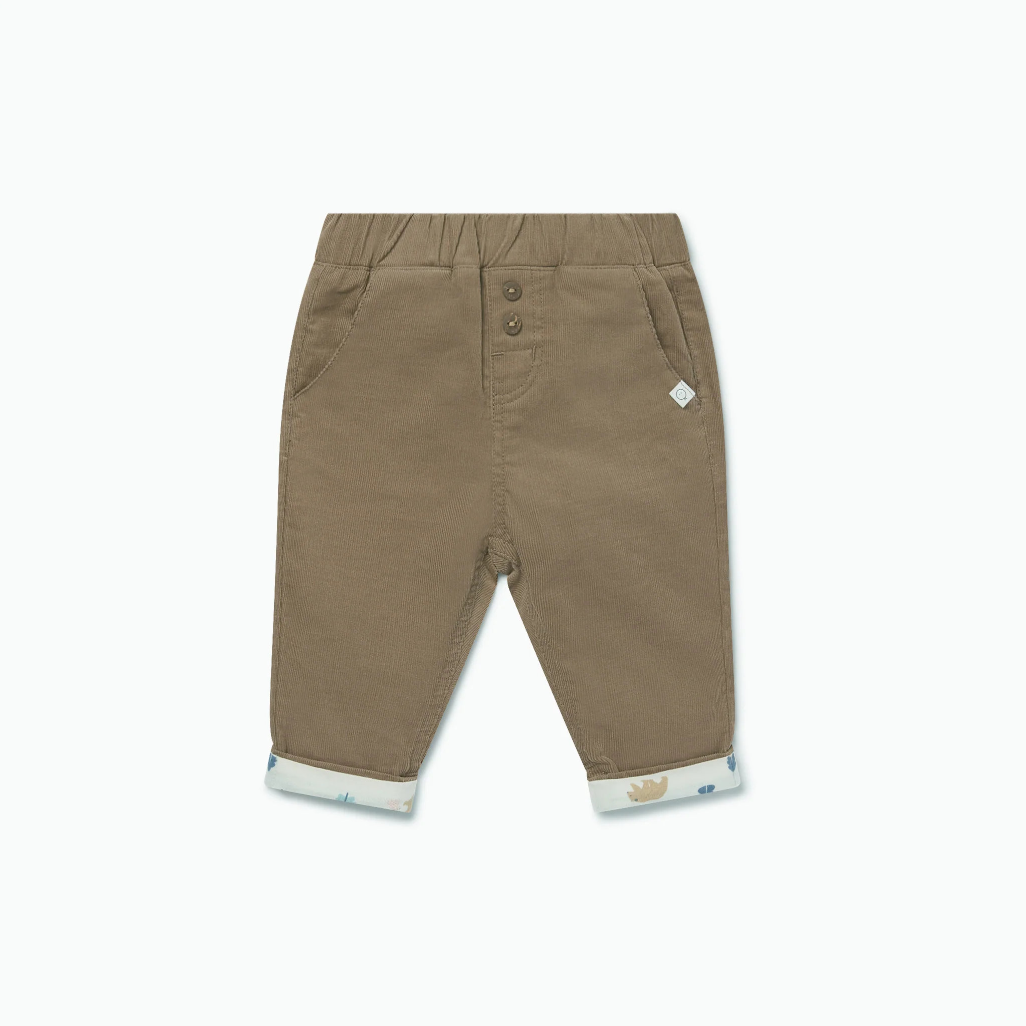 Sherpa Bear Sweatshirt & Corduroy Trousers Outfit - Image 2