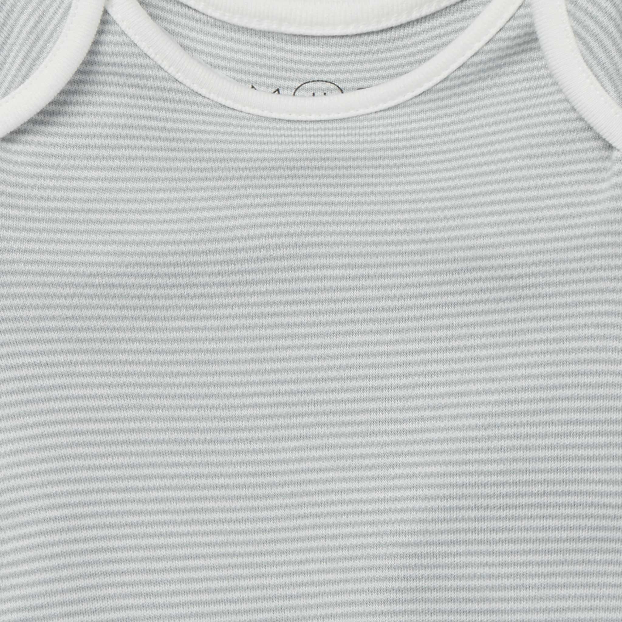 Short Sleeve Bodysuit - Blue Stripe - Image 3