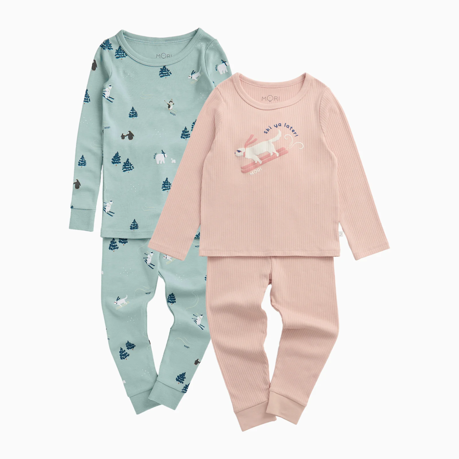 Ski Pyjamas & Ski Dog Ribbed Pyjamas 2 Pack - Image 2