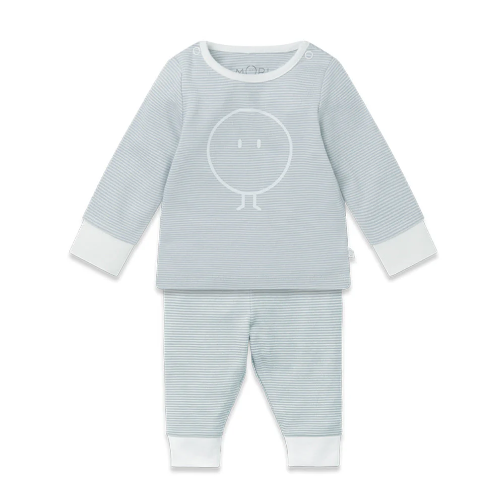 Snoozy Pyjamas - Blue Stripe - Image 2