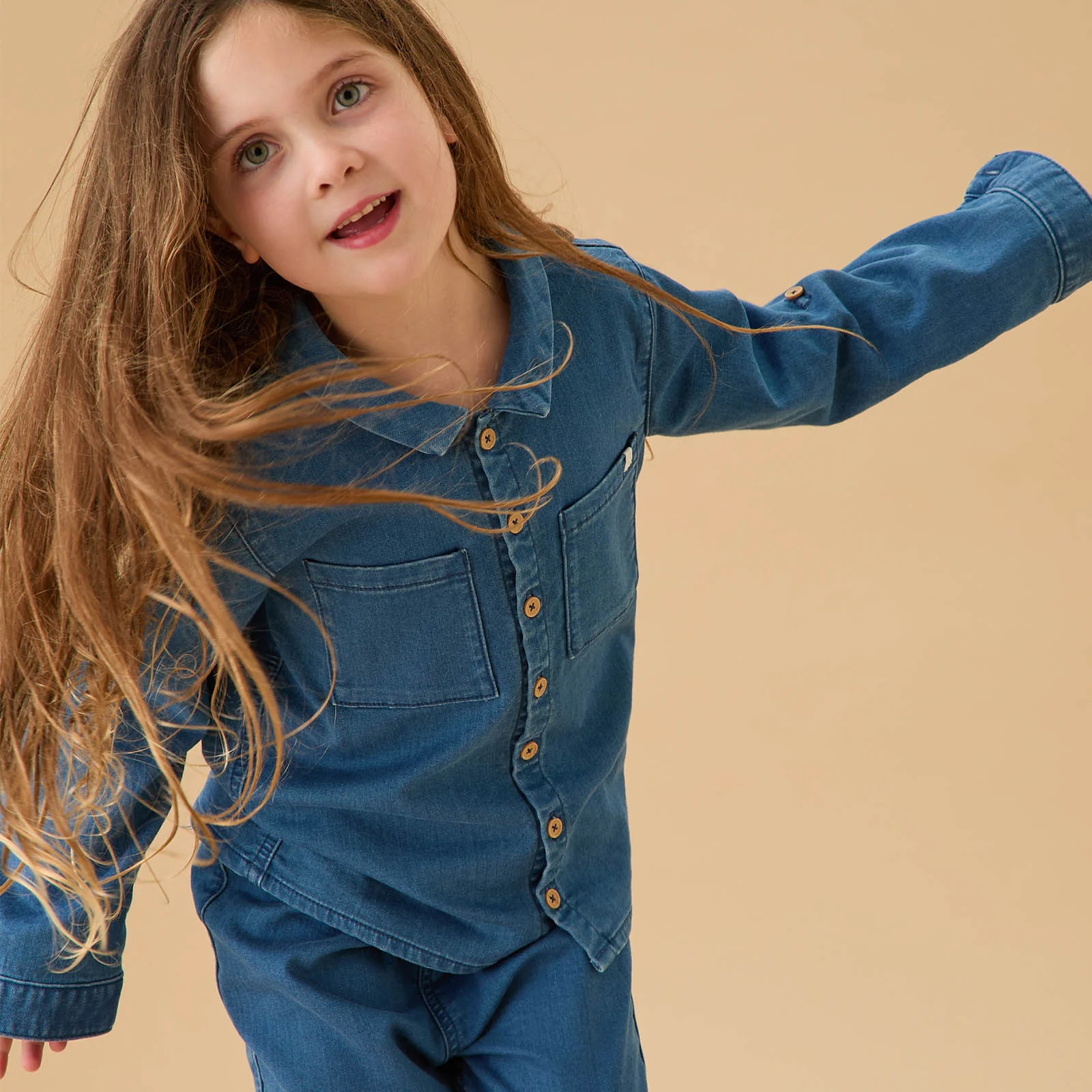 Soft Blue Denim Shirt