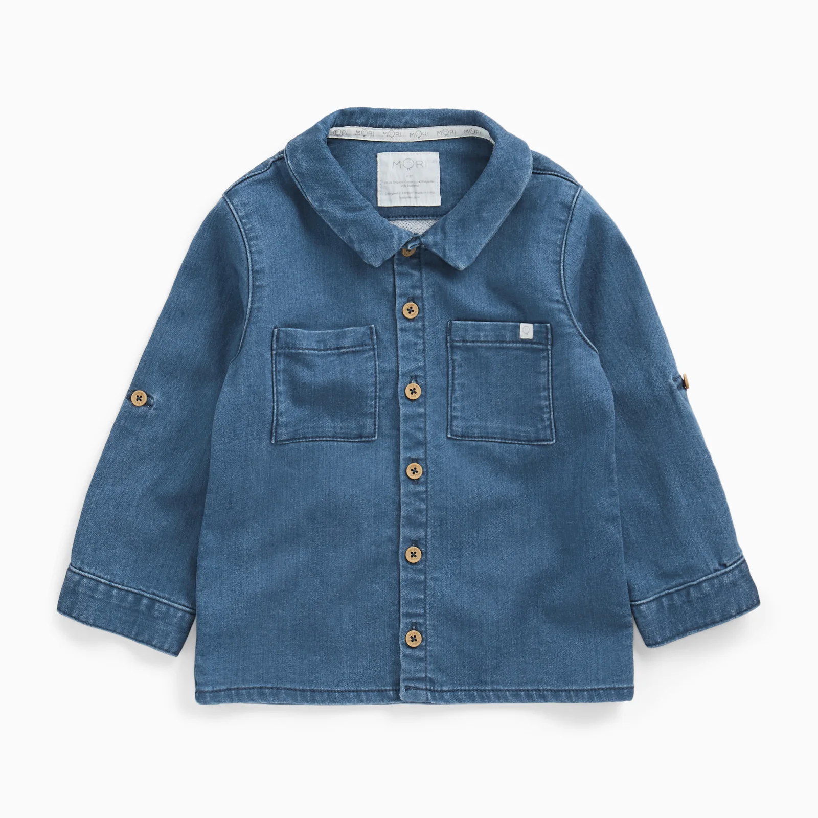 Soft Blue Denim Shirt - Image 2