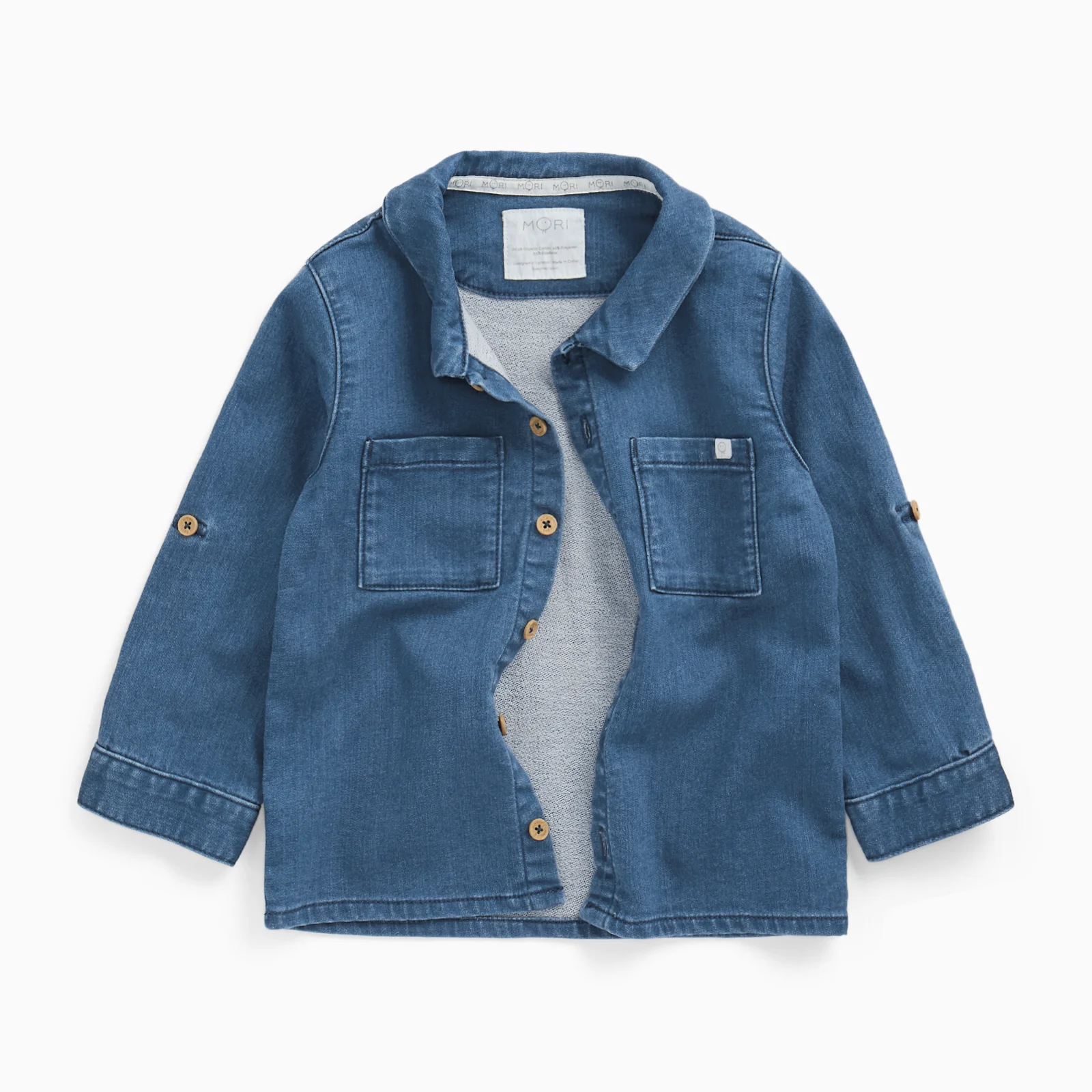 Soft Blue Denim Shirt - Image 3