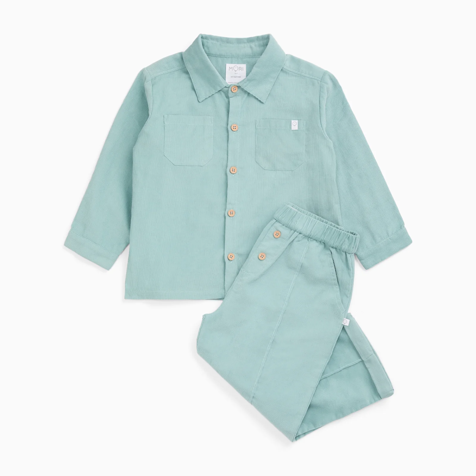 Soft Corduroy Oversized Shirt & Trousers Outfit - Image 2