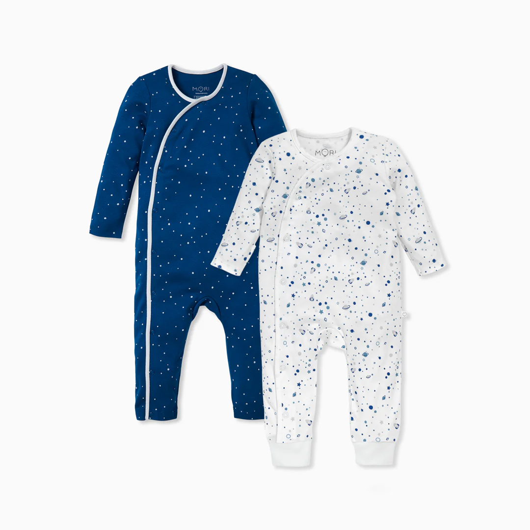 Space & Night Sky Kimono Sleepsuit 2 Pack - Image 2