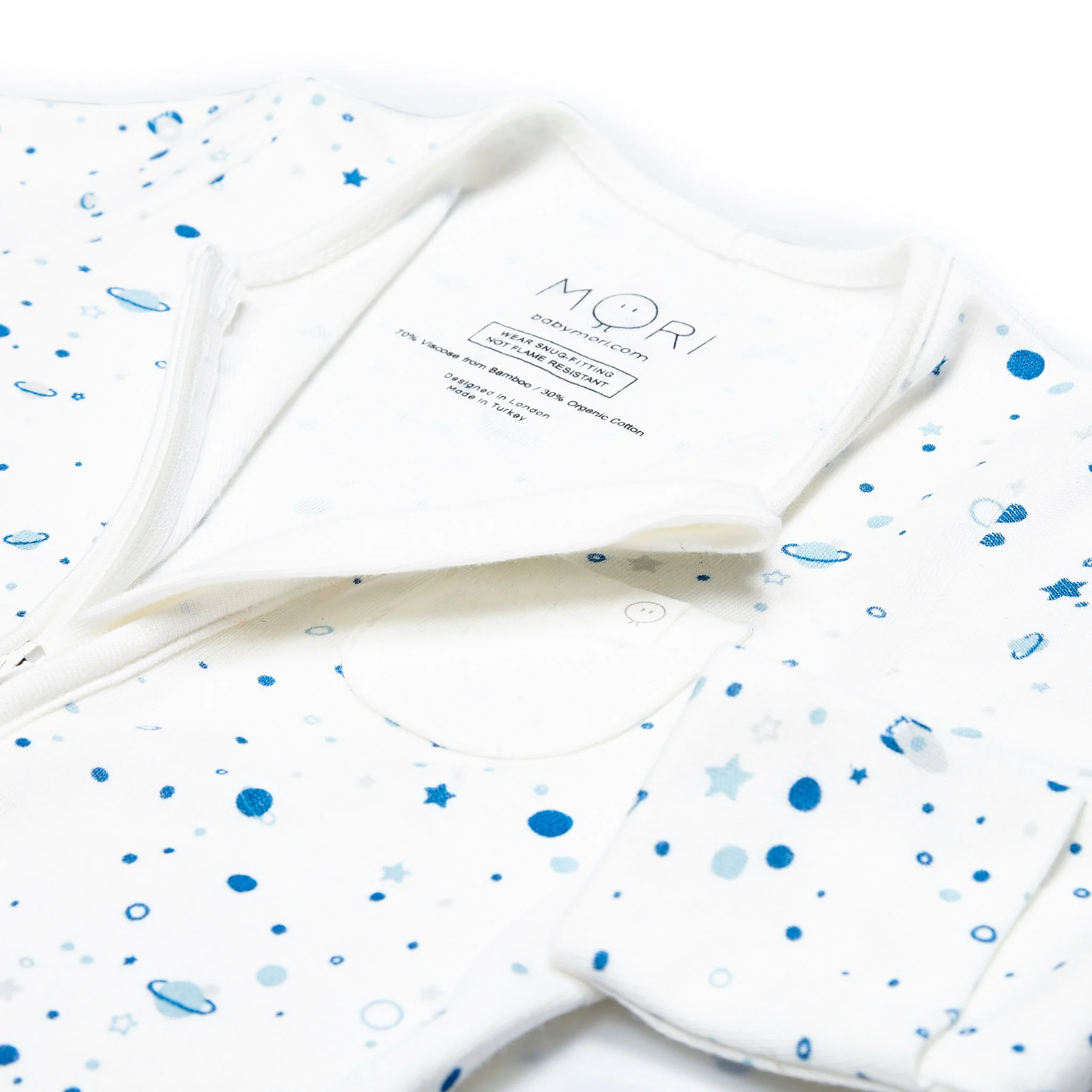 Space Zip-Up Sleepsuit 4 Pack - Image 3